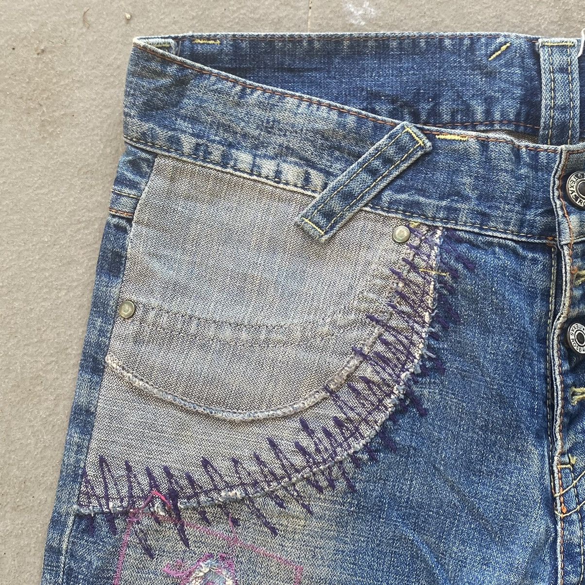 Other Distressed denim reverse pocket design Size US 34 / EU 50 - 4 Thumbnail