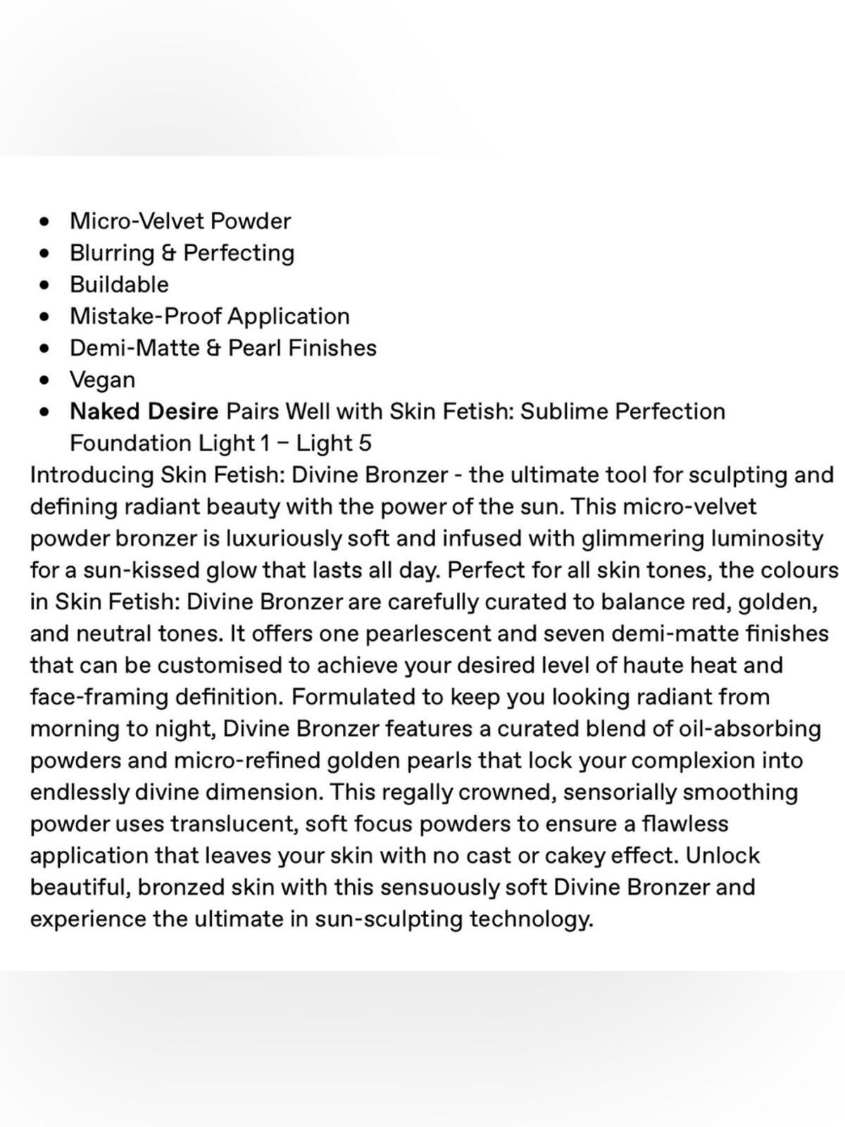 Other Pat McGrath Labs / Divine Bronzer / Bronze Nirvana Size ONE SIZE - 6 Thumbnail