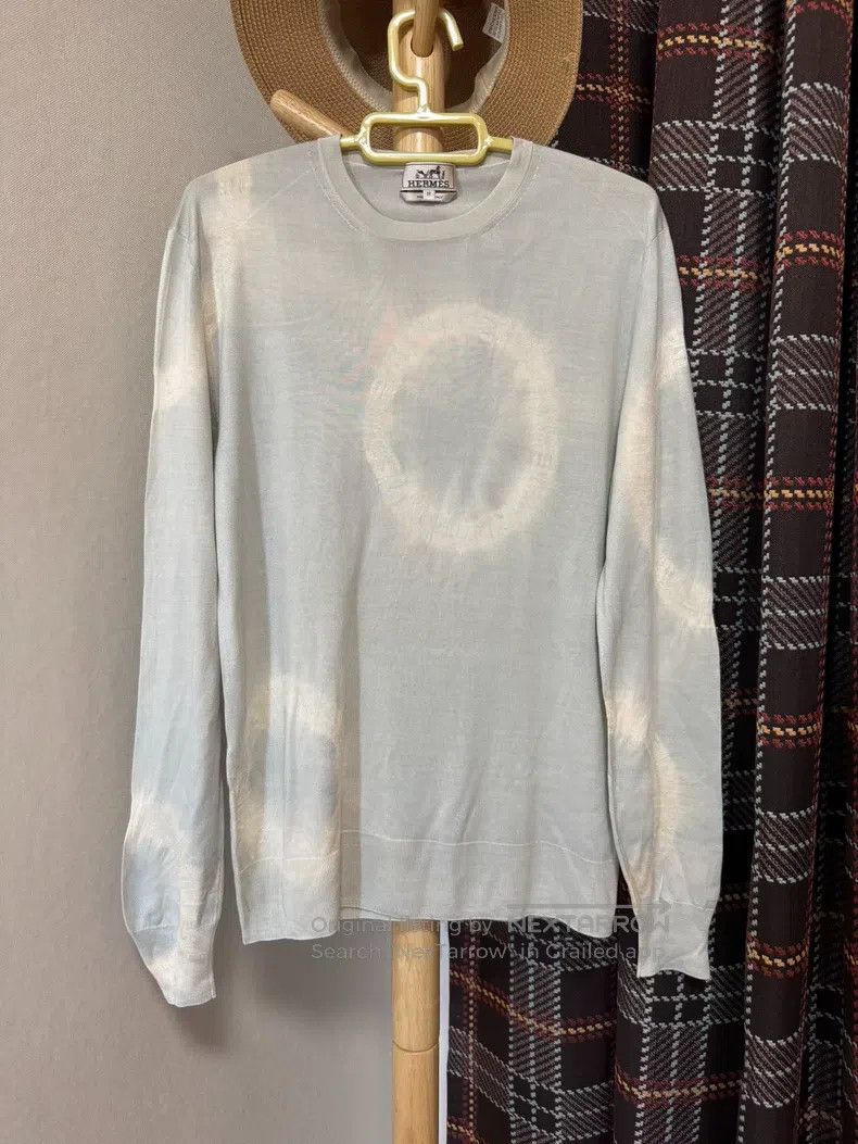 Hermes Hermes Silk-knitted top, tie-dye design Size US M / EU 48-50 / 2 - 1 Thumbnail