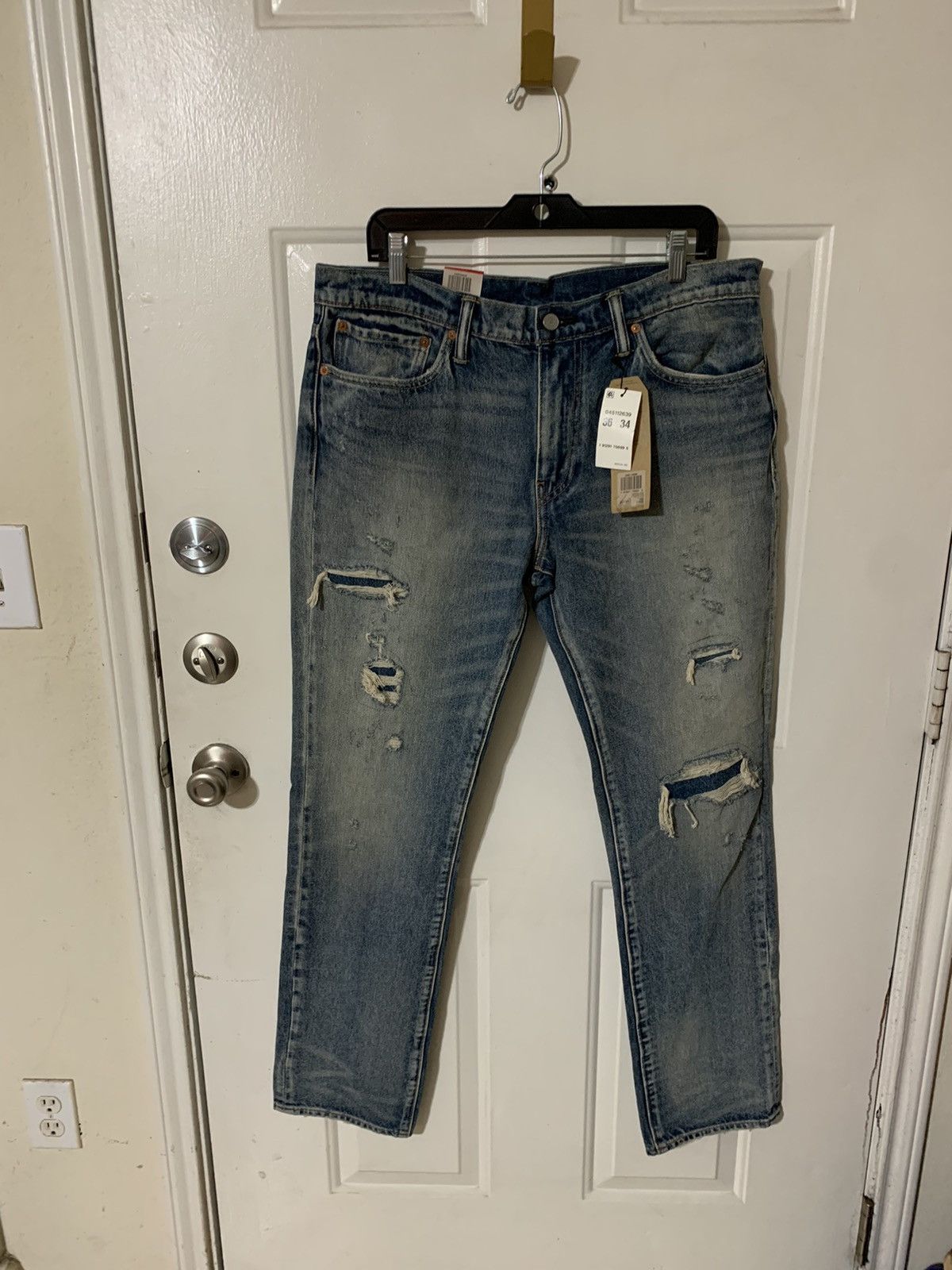 Levi's Warp Stretch straight leg jeans nwt 98.00 Size US 36 / EU 52 - 2 Thumbnail