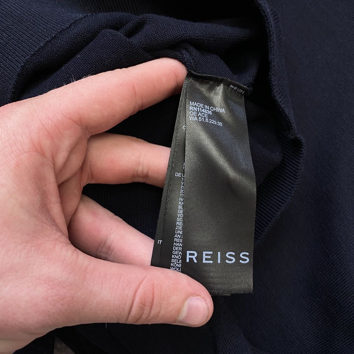 Reiss Designer Reiss Basic Oldmoney style luxury polo Size US XL / EU 56 / 4 - 6 Thumbnail