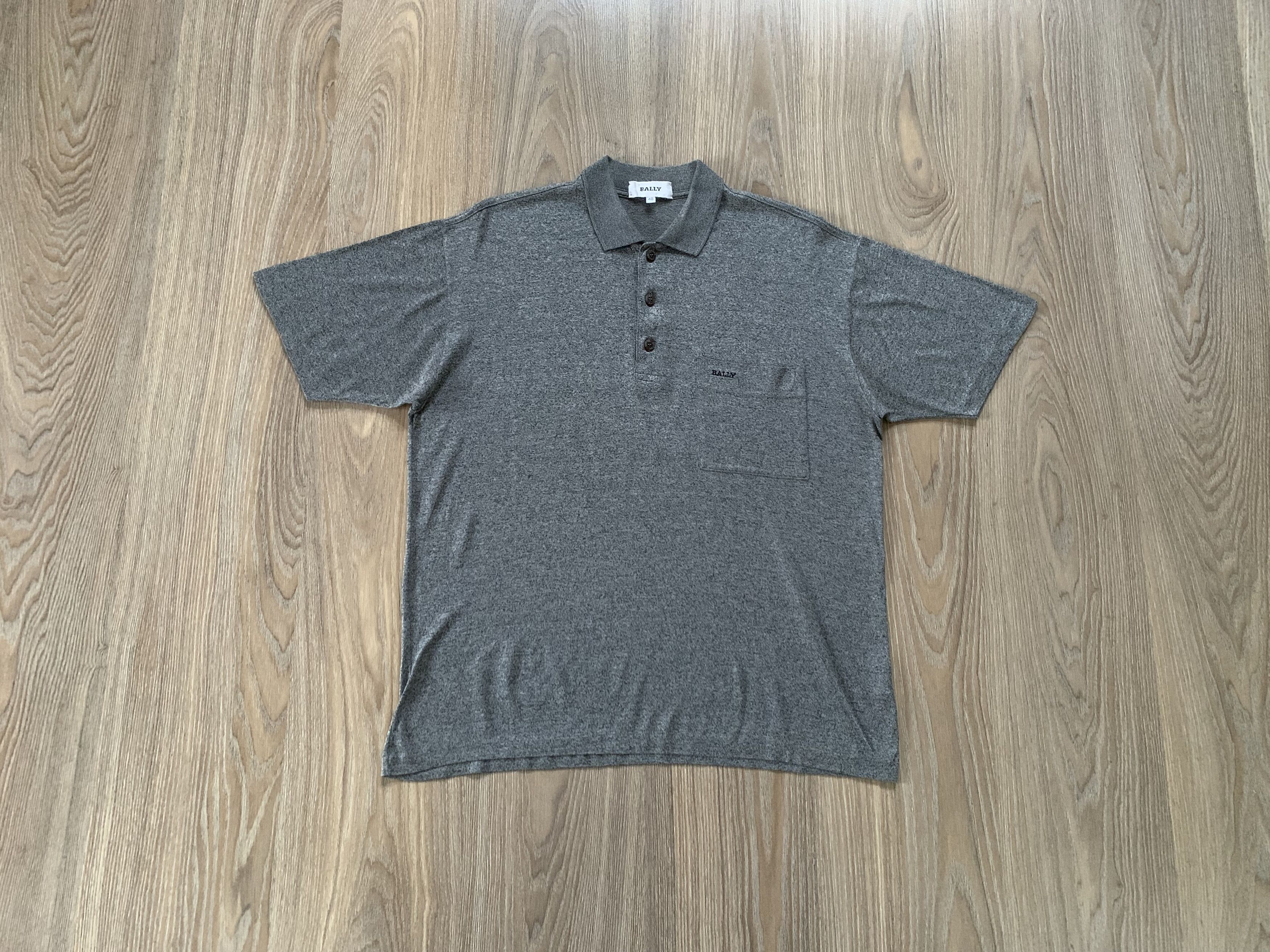 Bally Bally Vintage Cotton Pocket Polo T-Shirt Size US M / EU 48-50 / 2 - 1 Thumbnail