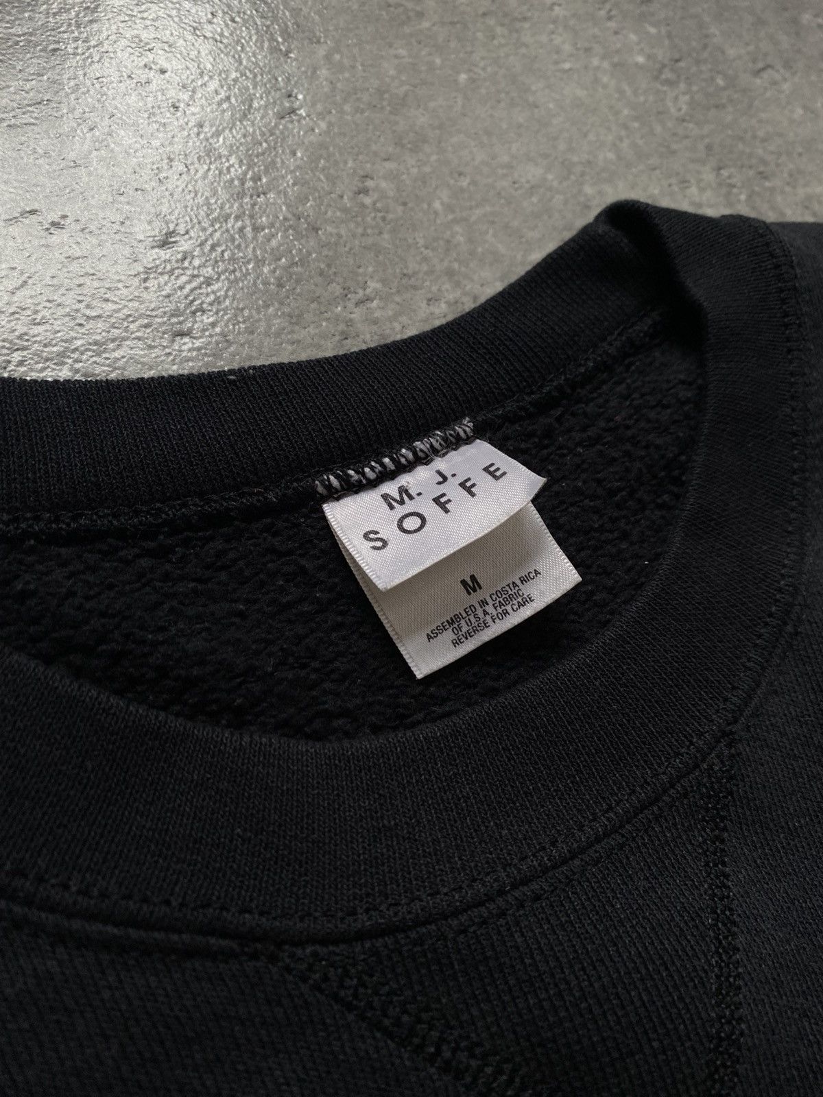 Unsound Rags × Vintage Vintage 90’s Distressed Black Boxy Fit Sweatshirt Hawkeyes Size US M / EU 48-50 / 2 - 6 Thumbnail