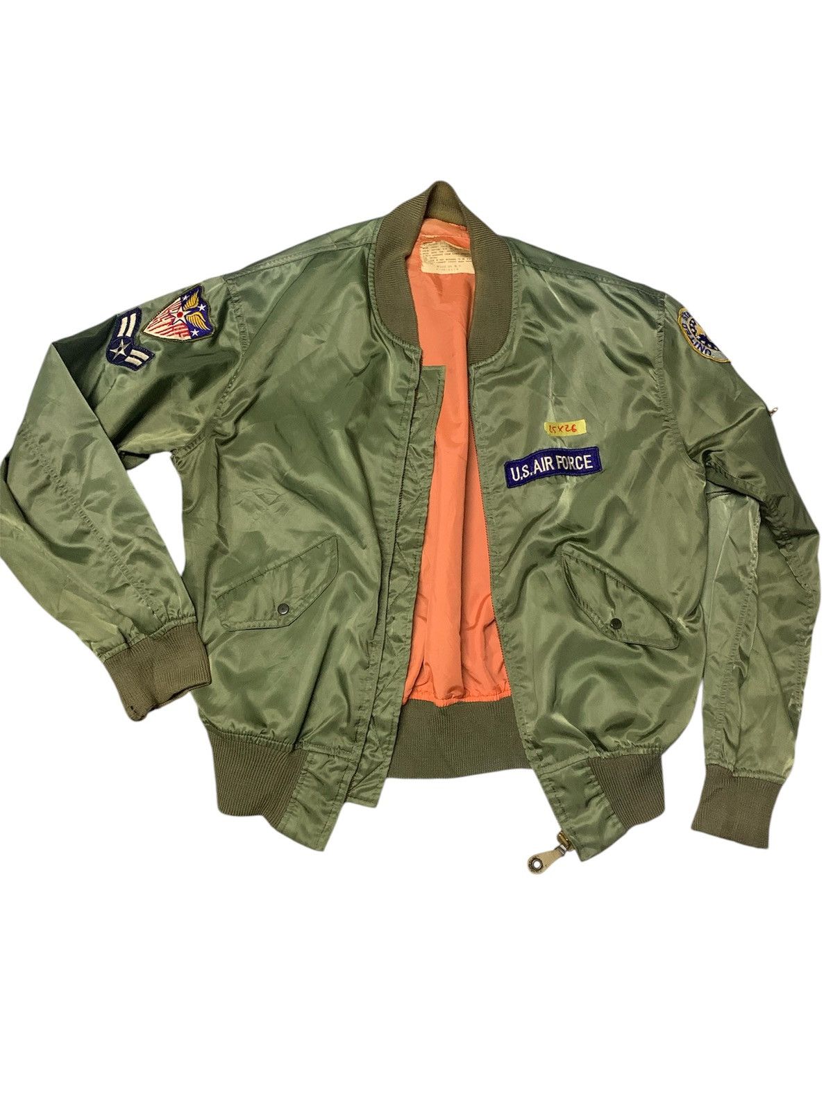 Vintage 🪖Vintage Jacket U.S. Air Force Zip Talon 🪖 Size US L / EU 52-54 / 3 - 1 Thumbnail