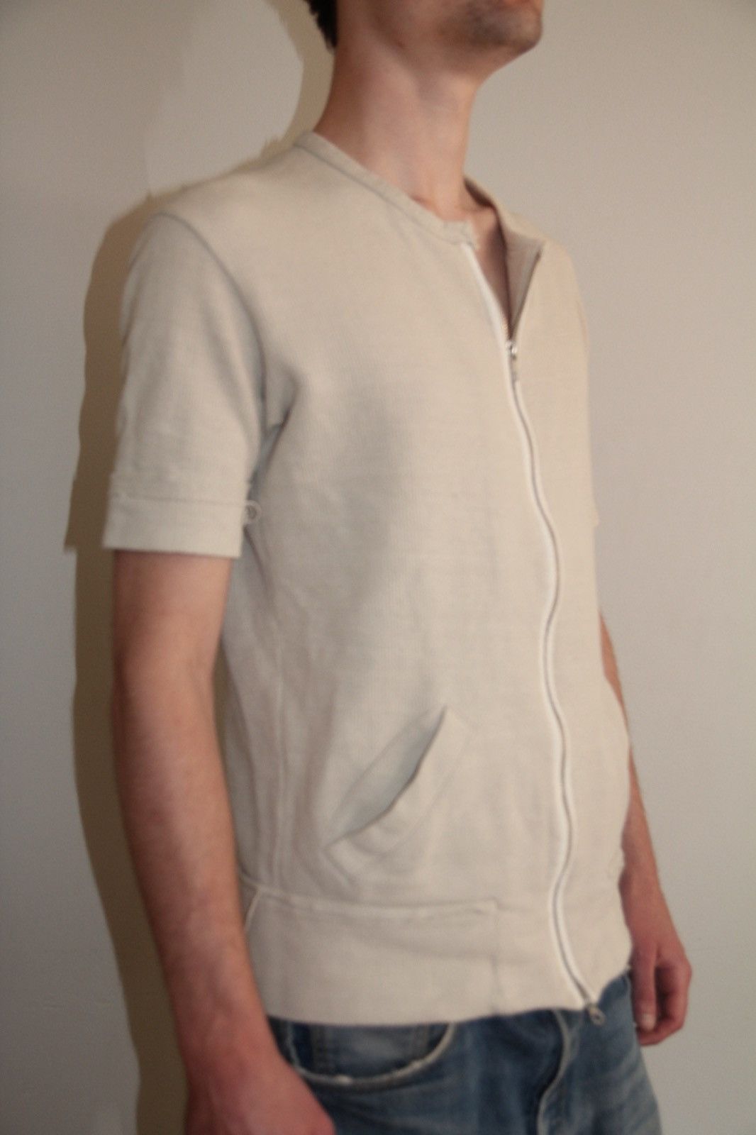 Yohji Yamamoto Yohji Yamamoto Short Sleeve Zip-Up Size US M / EU 48-50 / 2 - 3 Thumbnail