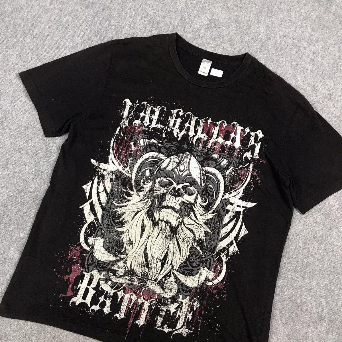 Japanese Brand BLACK SUN FADED VALHALLA BATTLE TSHIRT Size US L / EU 52-54 / 3 - 3 Thumbnail