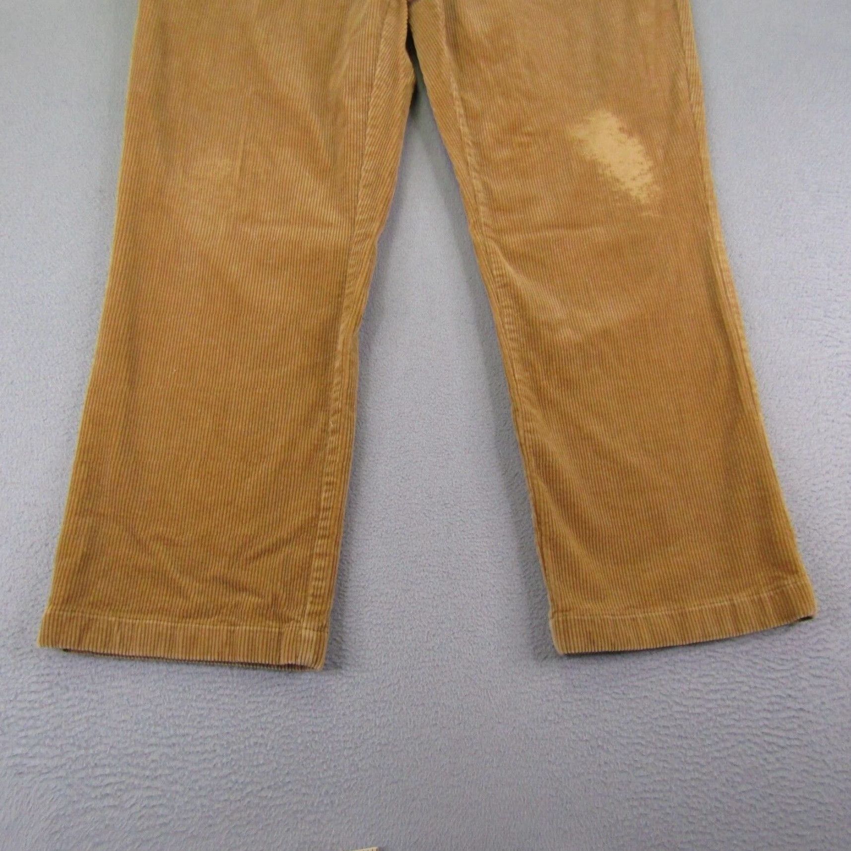 Polo Ralph Lauren VINTAGE Polo Ralph Lauren Pants Mens 40x30 Chino Corduroy Beige Khaki Regular Stretch Front Pockets 1990s Mens Size US M / EU 48-50 / 2 - 3 Thumbnail