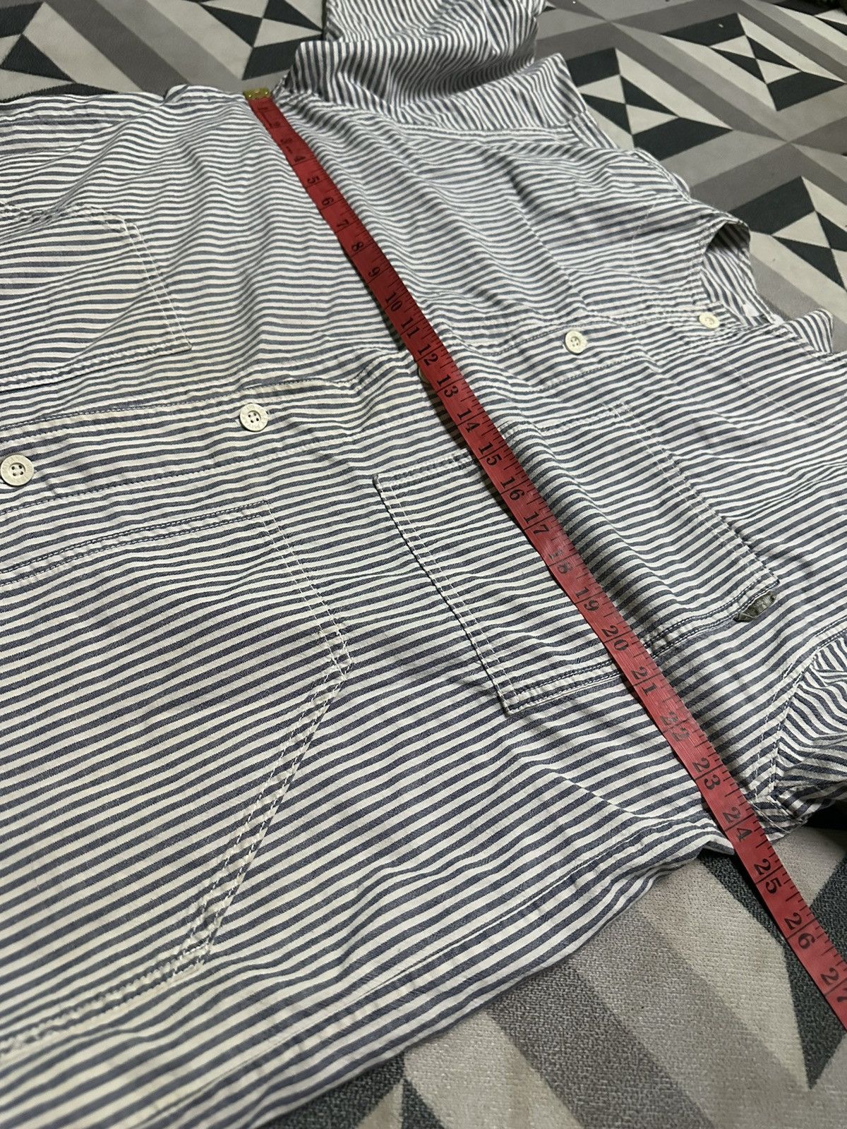 Vintage Issey Miyake stripes shirts Size US L / EU 52-54 / 3 - 8 Thumbnail