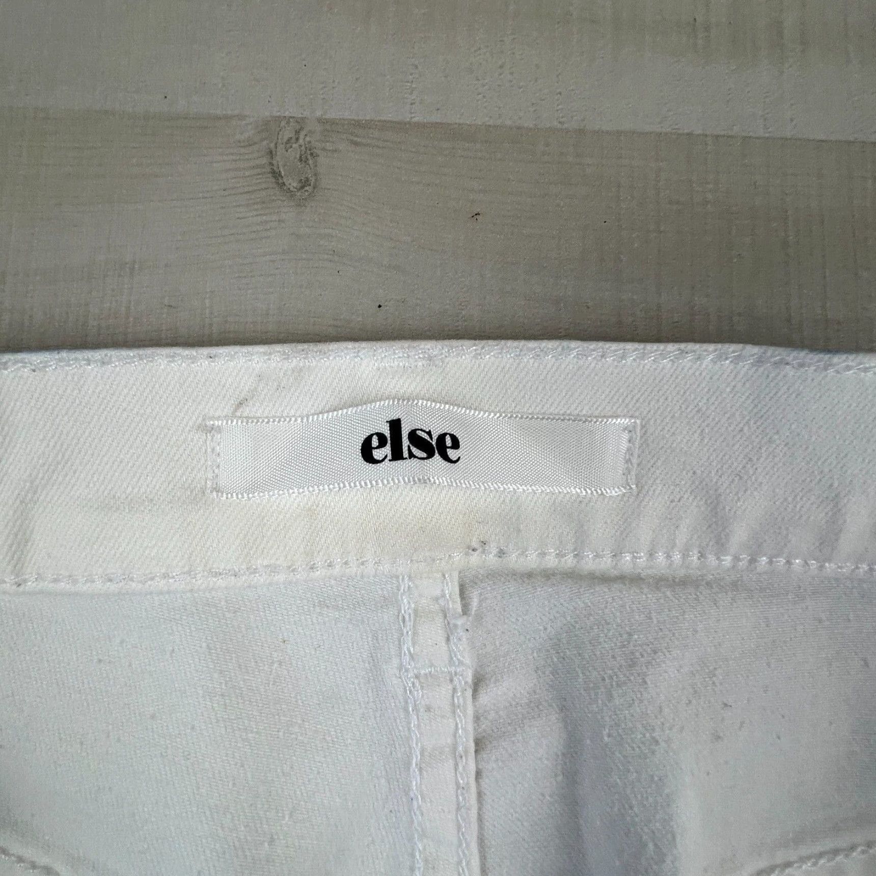 Vintage Else Womens White Distressed Jeans Size 26" / US 2 / IT 38 - 4 Thumbnail