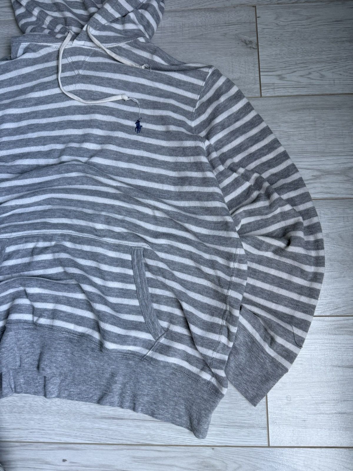 Polo Ralph Lauren Vintage Polo Ralph Lauren striped Hoodie Size US XL / EU 56 / 4 - 2 Thumbnail