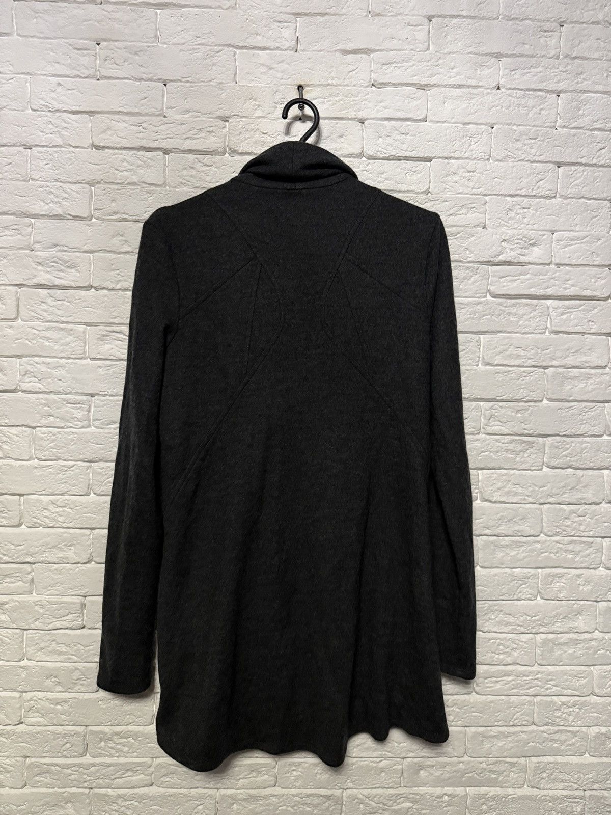Helmut Lang Helmut Lang Wool Draped Asymmetric Zip Cardigan Jacket USA Size L / US 10 / IT 46 - 8 Thumbnail