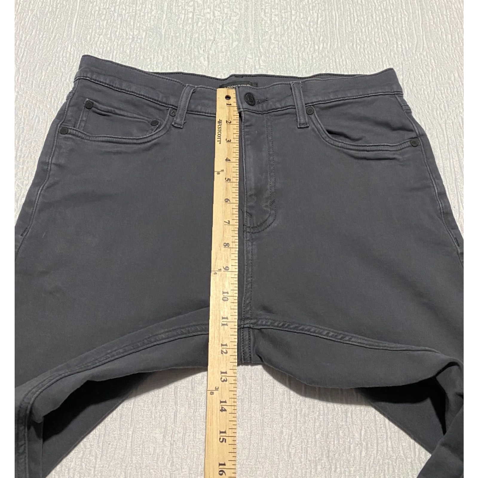 Banana Republic VINTAGE Banana Republic Slim Fit Pants Men's 34×30 Gray Stretch Comfort Size US 34 / EU 50 - 4 Thumbnail
