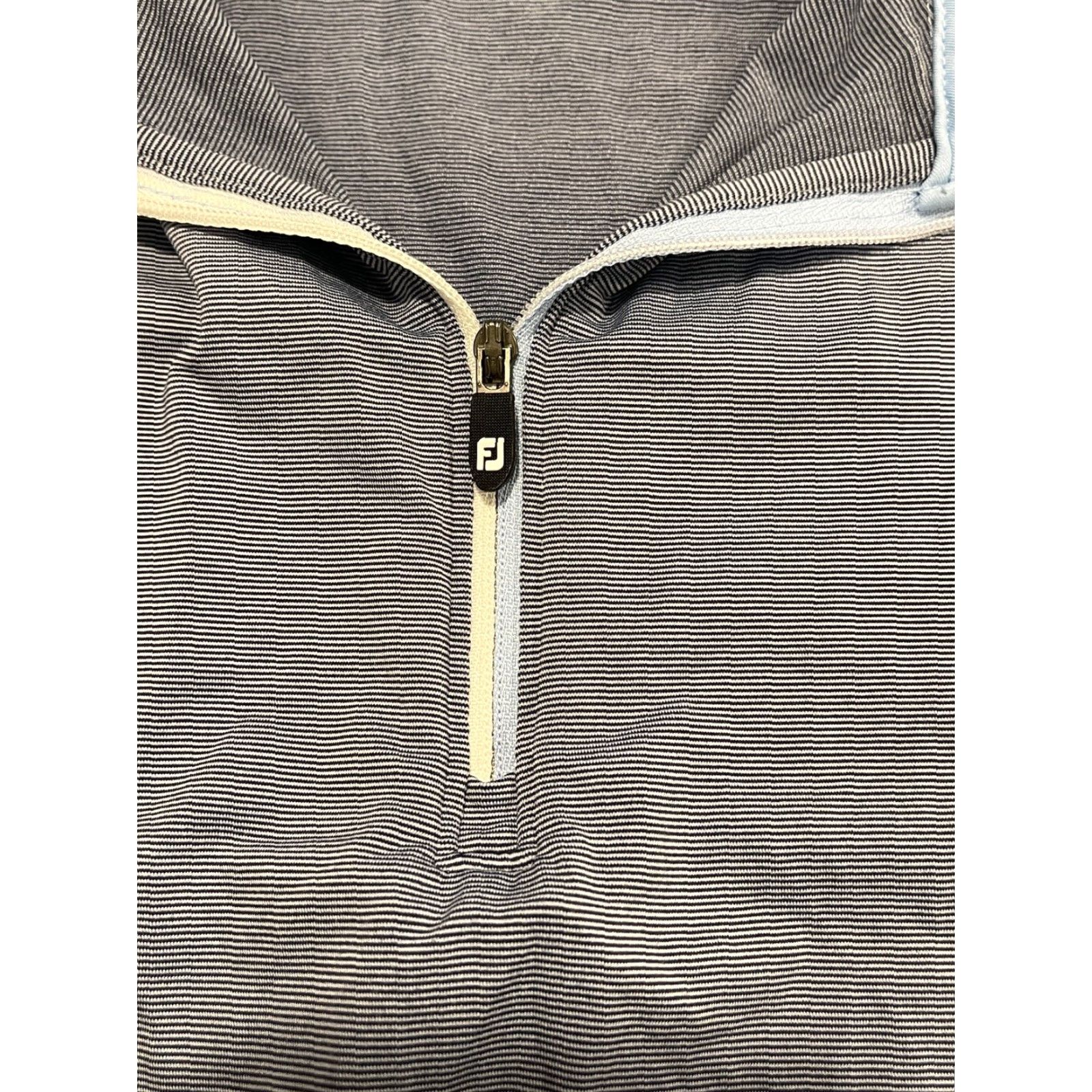 Footjoy FootJoy Sweatshirt Jacket Shirt 1/4 Zip Mens Large Gray Nylon Spandex Logo Golf Size US L / EU 52-54 / 3 - 3 Thumbnail