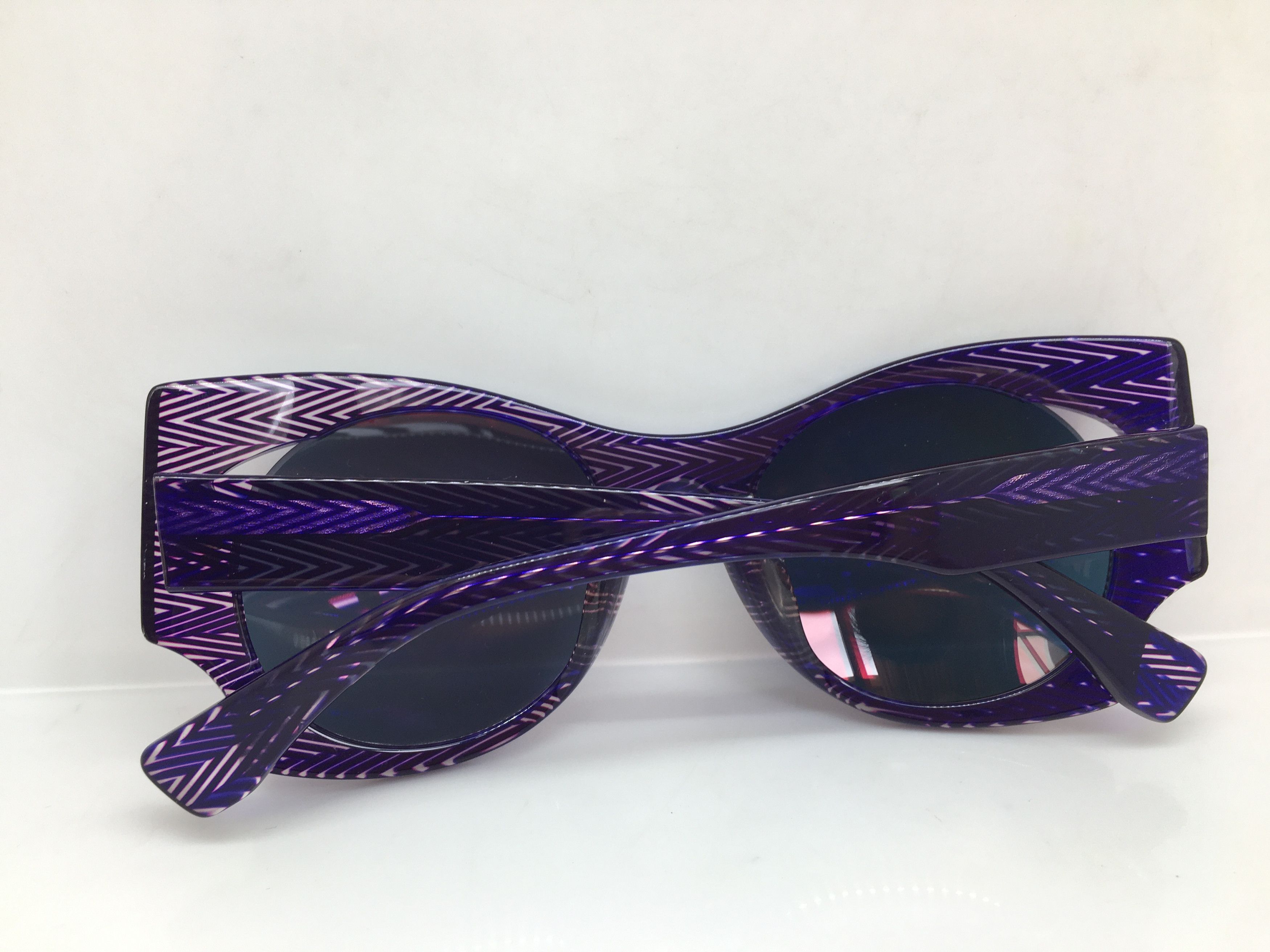 Other Handmade Acetate RUNWAY SHOW Cateye Round Sunglasses Size ONE SIZE - 7 Thumbnail