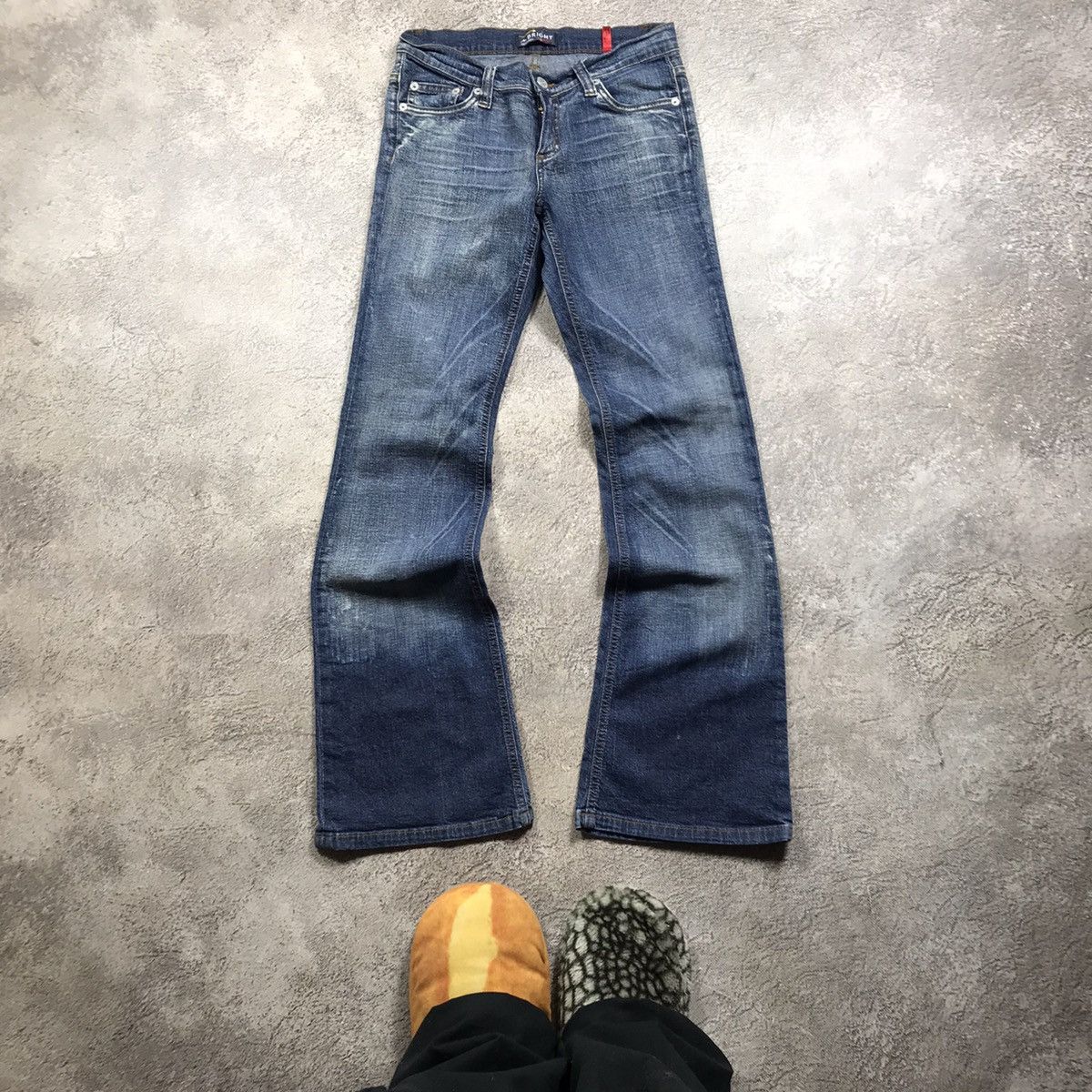 Japanese Brand vintage Faded Jeans japan distressed denim spring pants 90s Size 26" / US 2 / IT 38 - 2 Thumbnail