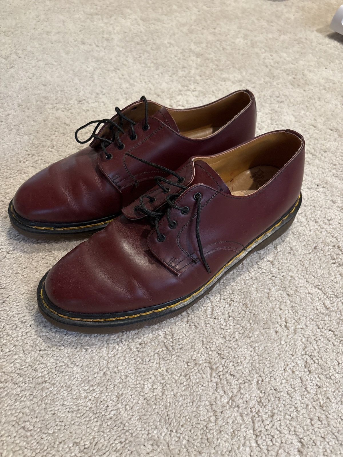 Dr. Martens Cherry red Dr.Martens hand made in England Size US 9 / EU 42 - 1 Thumbnail