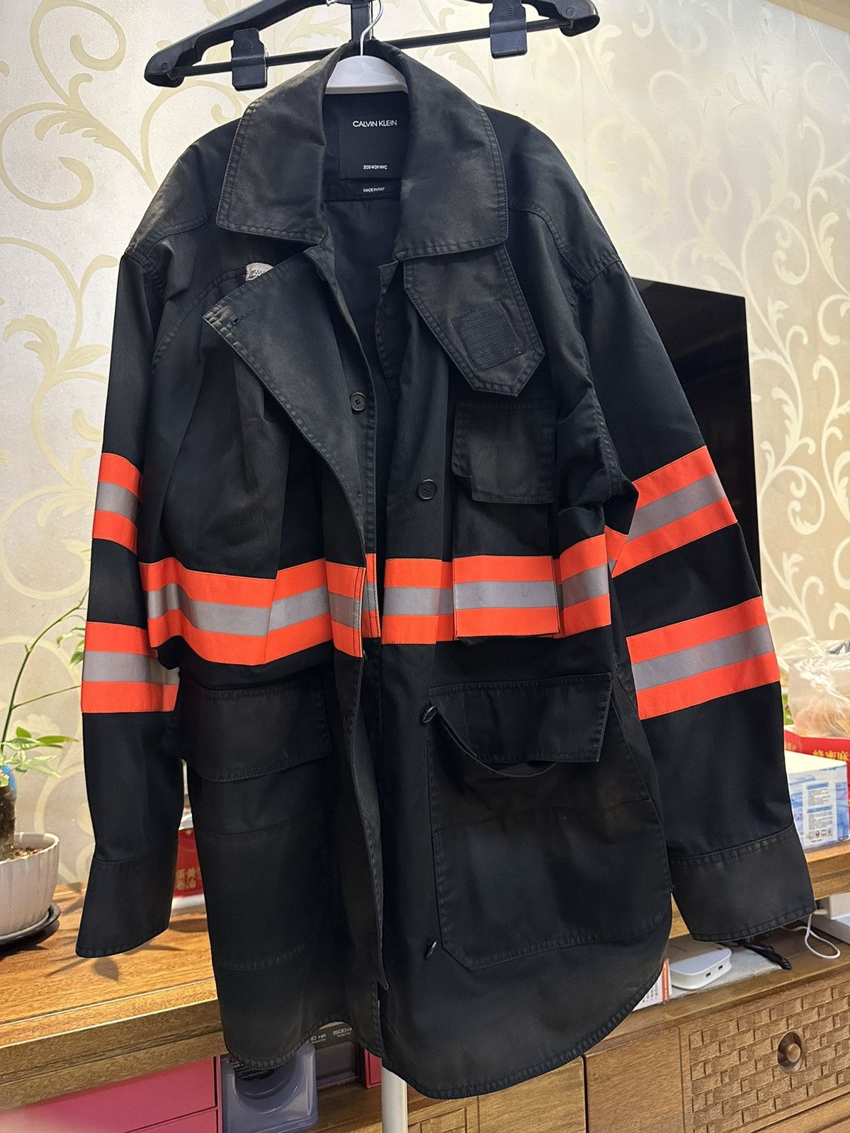 Calvin klein firefighter coat best sale