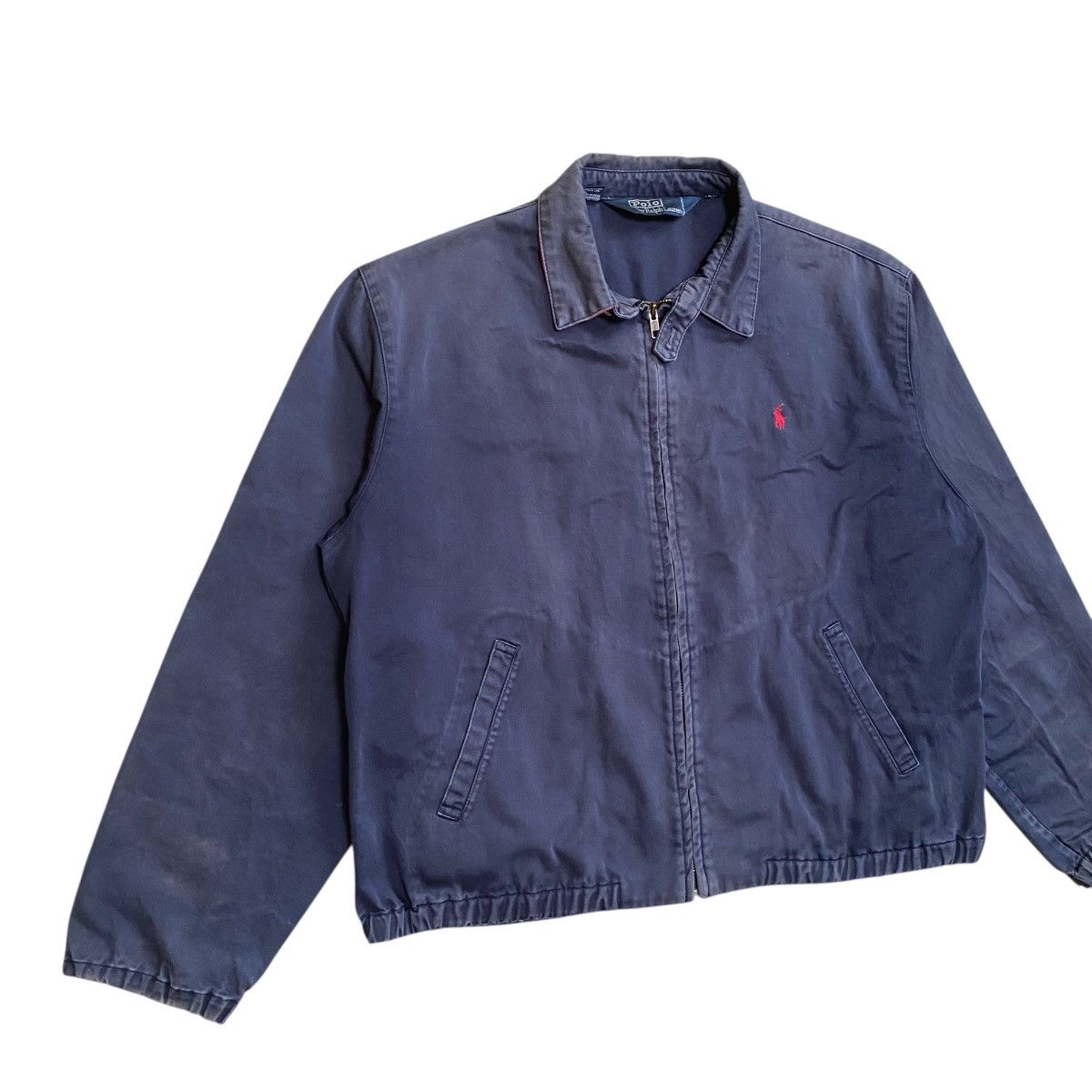 Polo Ralph Lauren × Vintage 💥90s BLUE WORKER POLO RALPH LAUREN JACKET Size US M / EU 48-50 / 2 - 3 Thumbnail