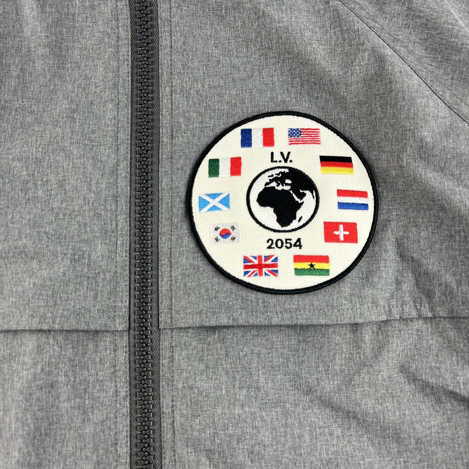 Louis Vuitton Louis Vuitton Grey Flag Windbreaker Jacket Size US L / EU 52-54 / 3 - 4 Thumbnail