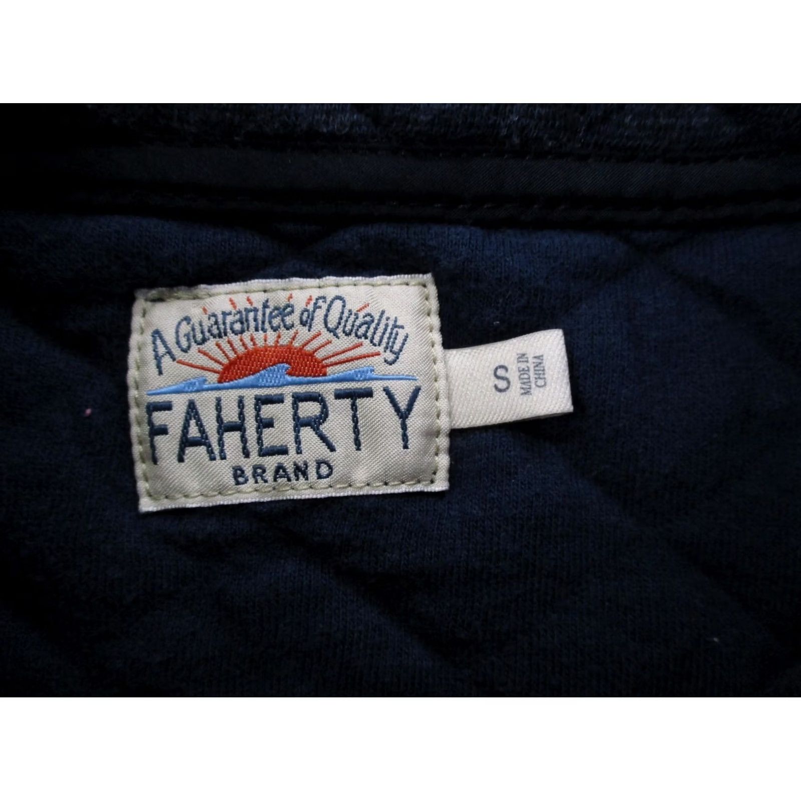 Faherty Faherty Jacket Mens S Blue Windbreaker Outdoor Lightweight Pockets Thermal Windproof 90s? Size US S / EU 44-46 / 1 - 5 Thumbnail
