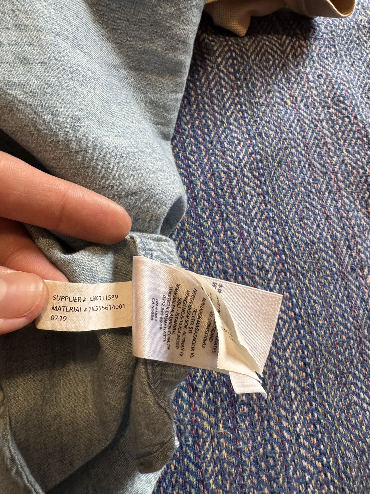 Polo Ralph Lauren RL Chambray shirt Size US M / EU 48-50 / 2 - 4 Thumbnail