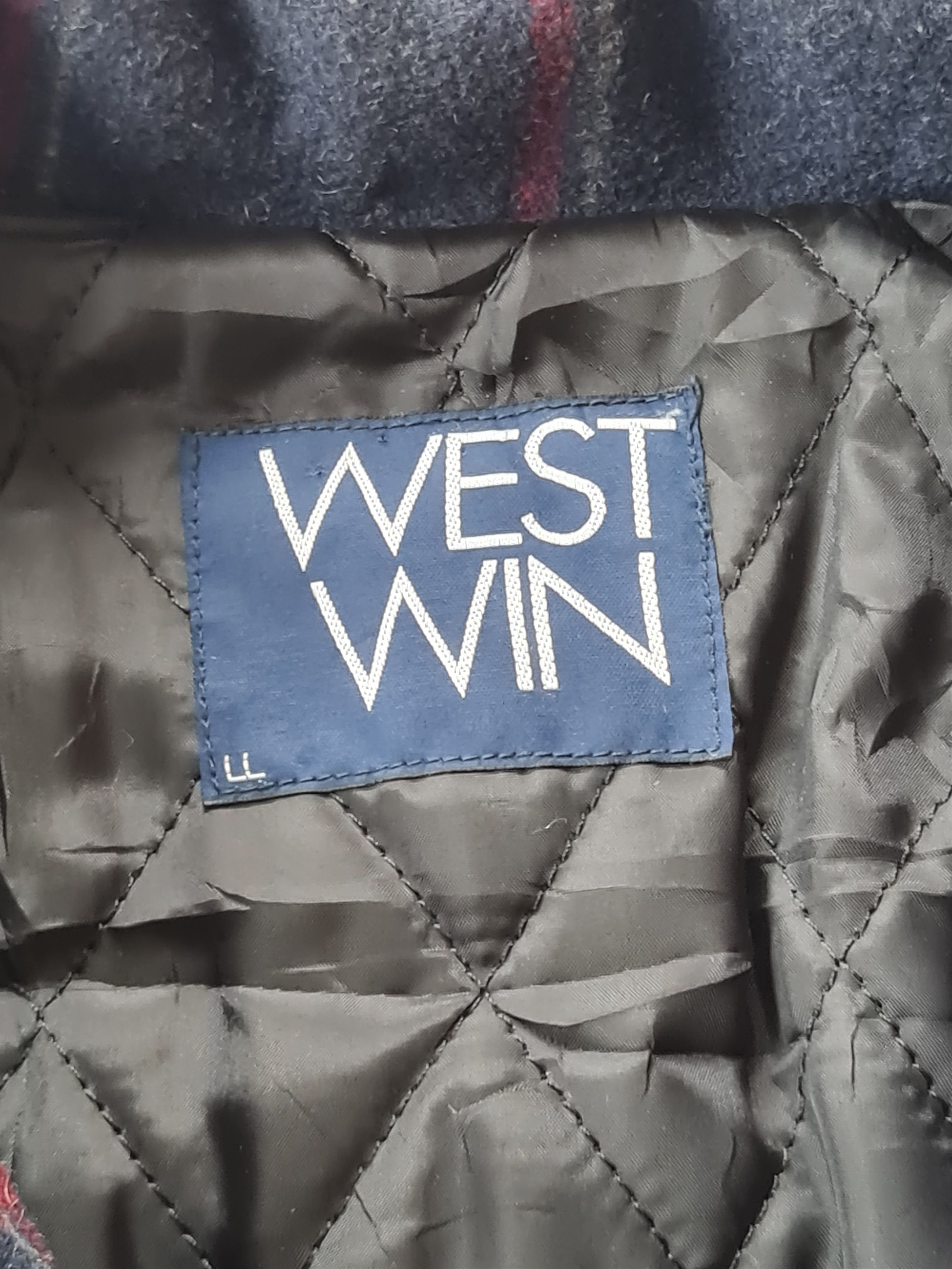 Japanese Brand Vintage Wool Jacket Flannel West Win Size US XL / EU 56 / 4 - 11 Thumbnail