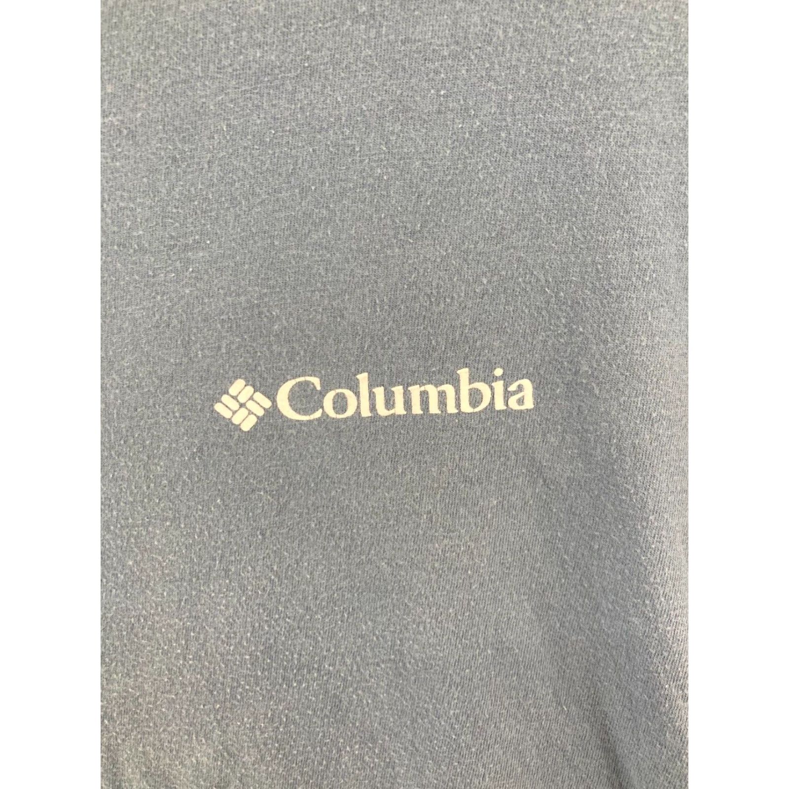 Vintage Columbia Men's T-Shirt Large Blue Bear Graphic Print Short Sleeve Jersey Crew Neck All Seasons Outdoor Casual Size US L / EU 52-54 / 3 - 6 Thumbnail