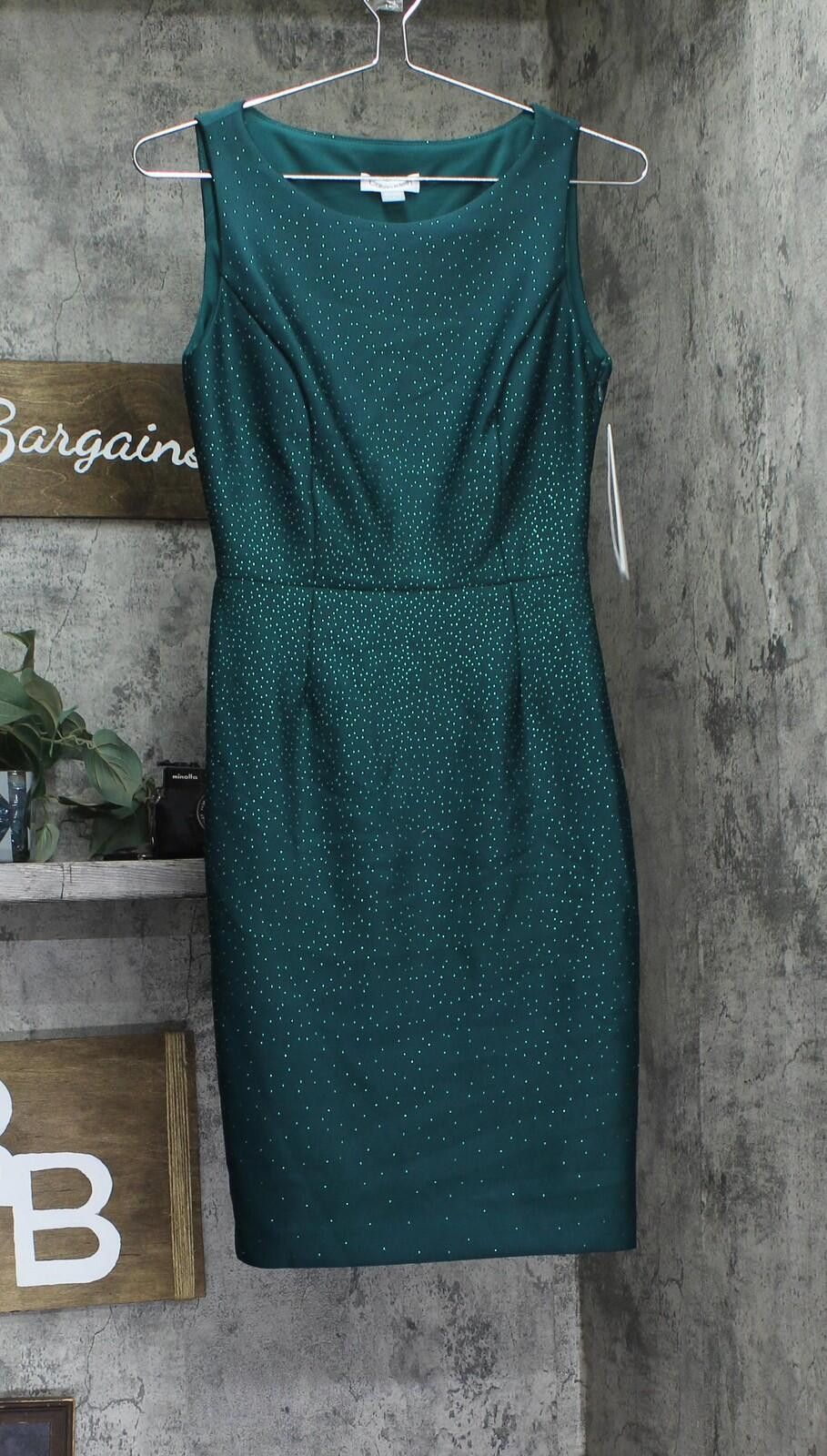 Calvin Klein Nwt Calvin Klein Scuba Sheath Dress Emerald Green 2 Size XS / US 0-2 / IT 36-38 - 1 Thumbnail