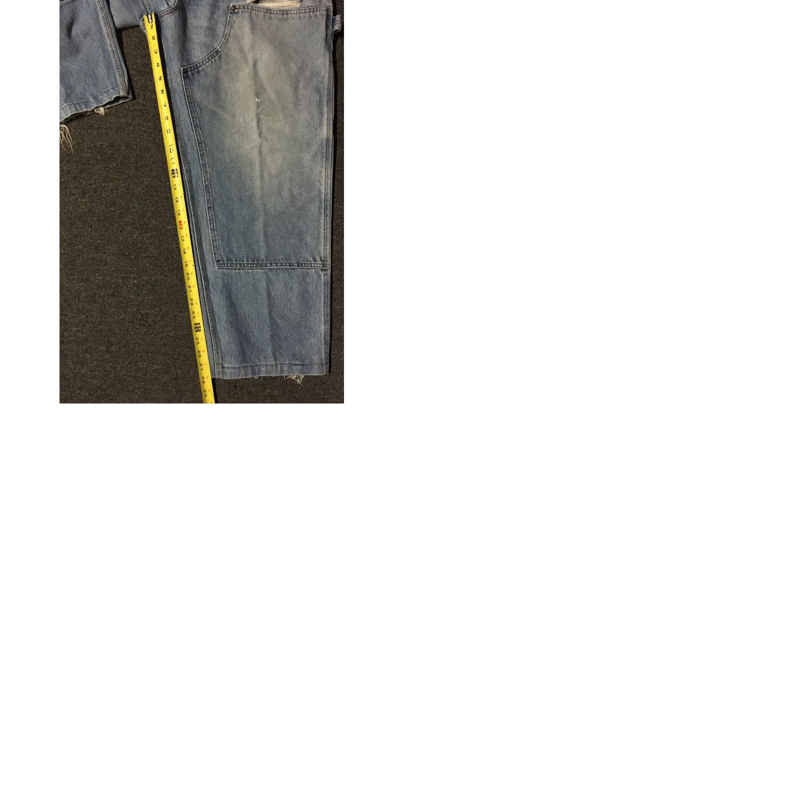 Carhartt VINTAGE Carhartt Jeans 42 Mens Denim 90s Grunge Distressed Double Knee USA Made Blue Western Trucker Work Destroyed Pants Size US 42 / EU 58 - 9 Thumbnail