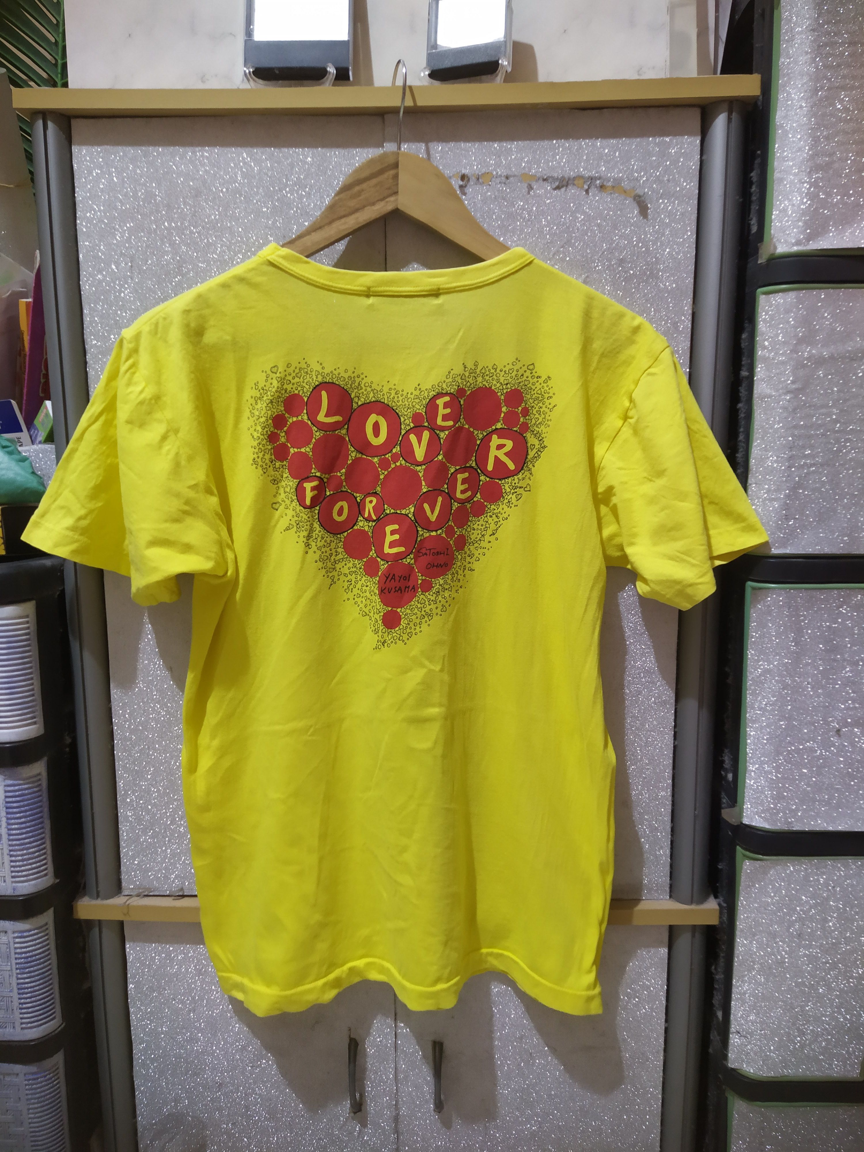 Japanese Brand VTG Yayoi Kusama x Satoshi Ohno Japanese Artist Design Size US M / EU 48-50 / 2 - 3 Thumbnail