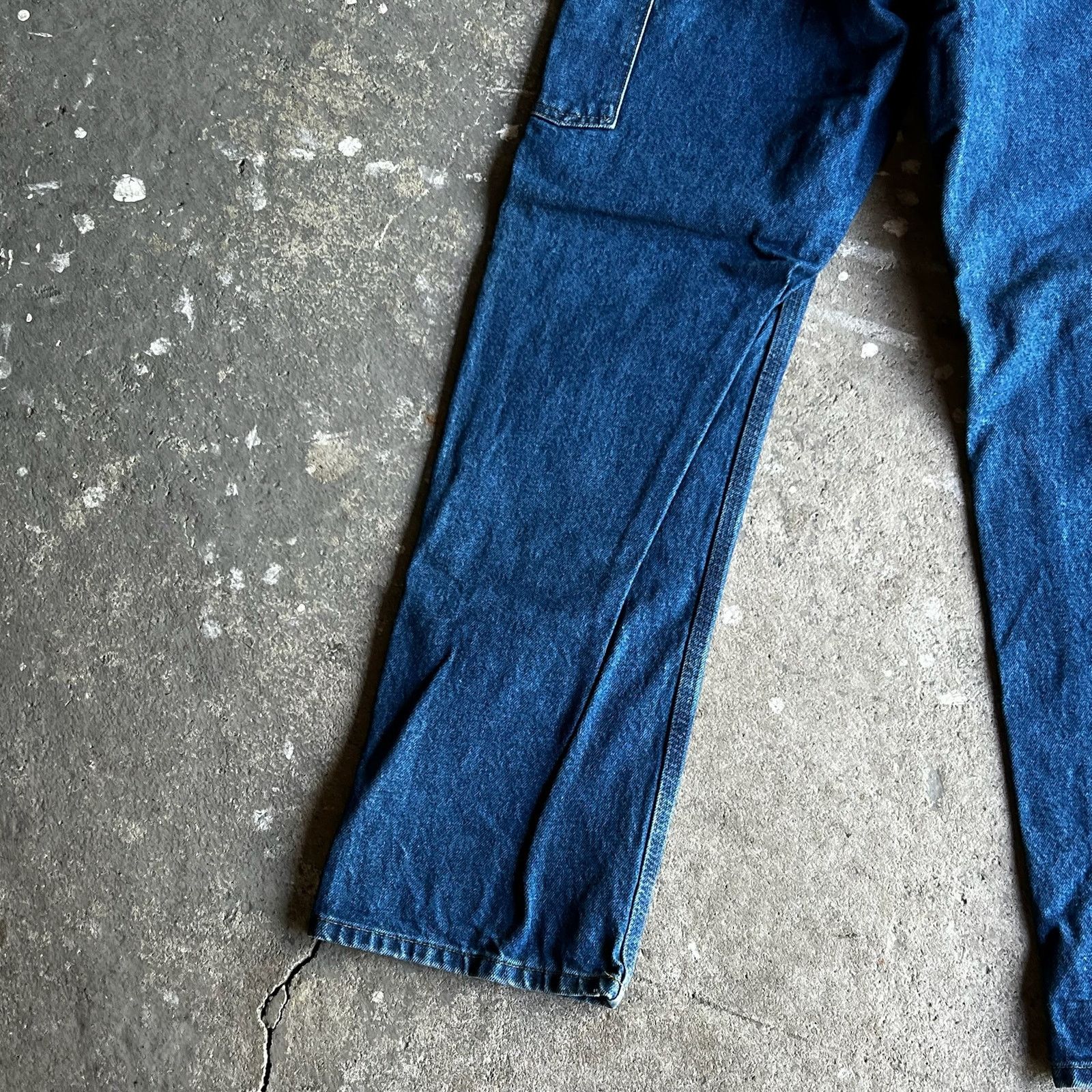 Carhartt × Vintage Carhartt denim blue jean double knee work carpenter pants Size US 27 - 8 Thumbnail