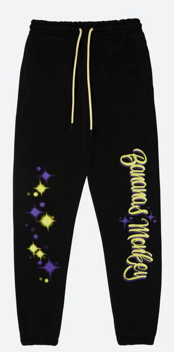 Other Bananas Monkey Mens Sweatpants Classic X-Large Size US 40 / EU 56 - 1 Thumbnail