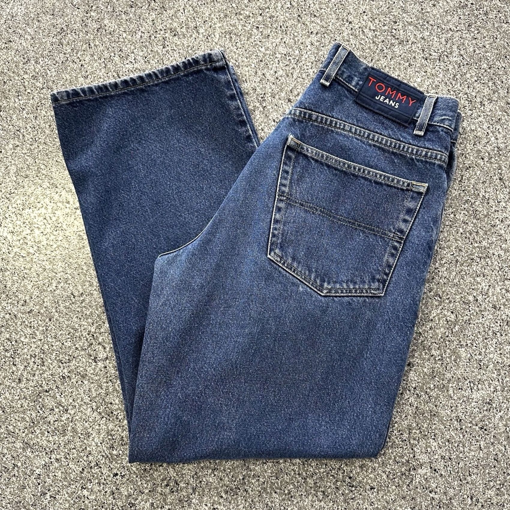 Tommy Hilfiger Tommy Hilfiger Jeans Mens 32x32 Blue Denim 5-Pocket Relaxed Straight Vintage Y2K 00s Baseball Era Style Mens Size US 32 / EU 48 - 2 Thumbnail