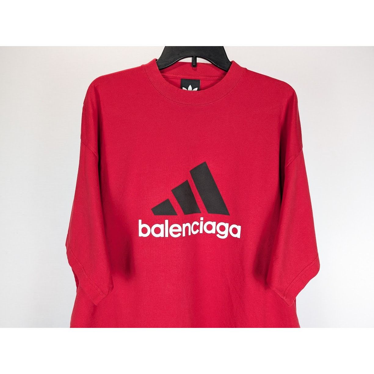 Adidas × Balenciaga o1rshd1 Oversize T-Shirt in Red Size US L / EU 52-54 / 3 - 7 Thumbnail