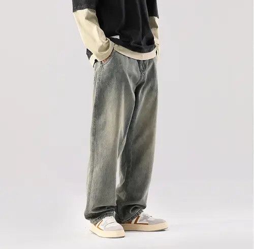Japanese Brand High street distressed washed jeans Size US 32 / EU 48 - 2 Thumbnail