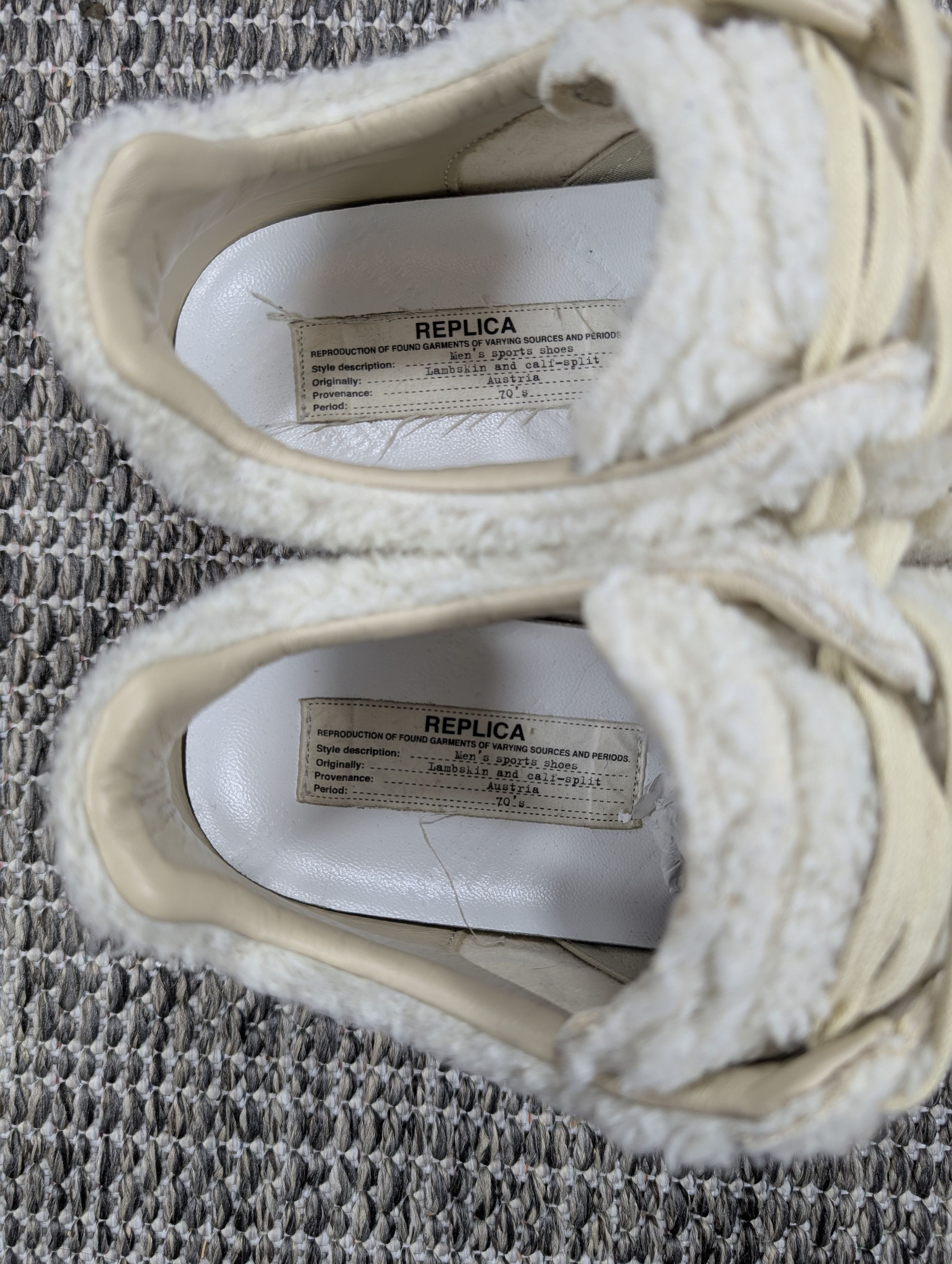 Maison Margiela Maison Margiela GAT Replica Shearling Sherpa Fleece Fur Size US 9.5 / EU 42-43 - 7 Thumbnail