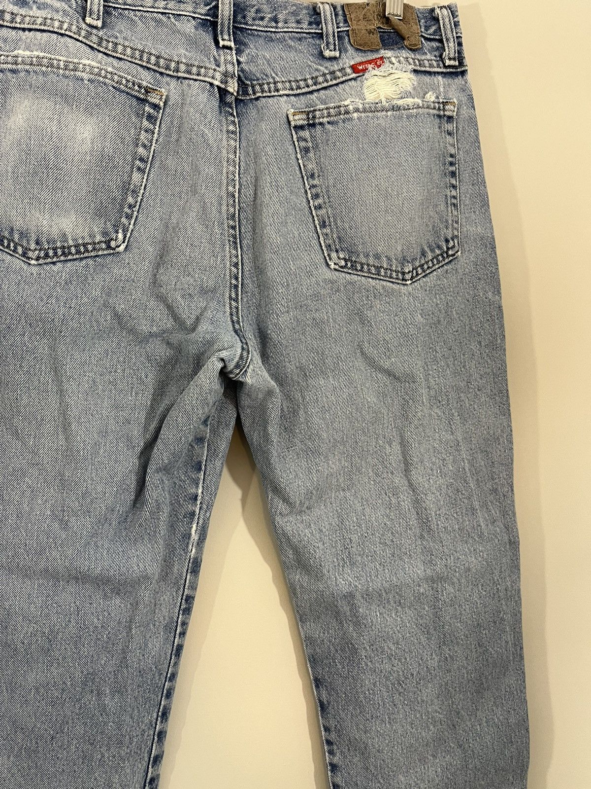 Vintage Thrashed Perfect Fade Light Wash Jeans Size US 36 / EU 52 - 18 Thumbnail