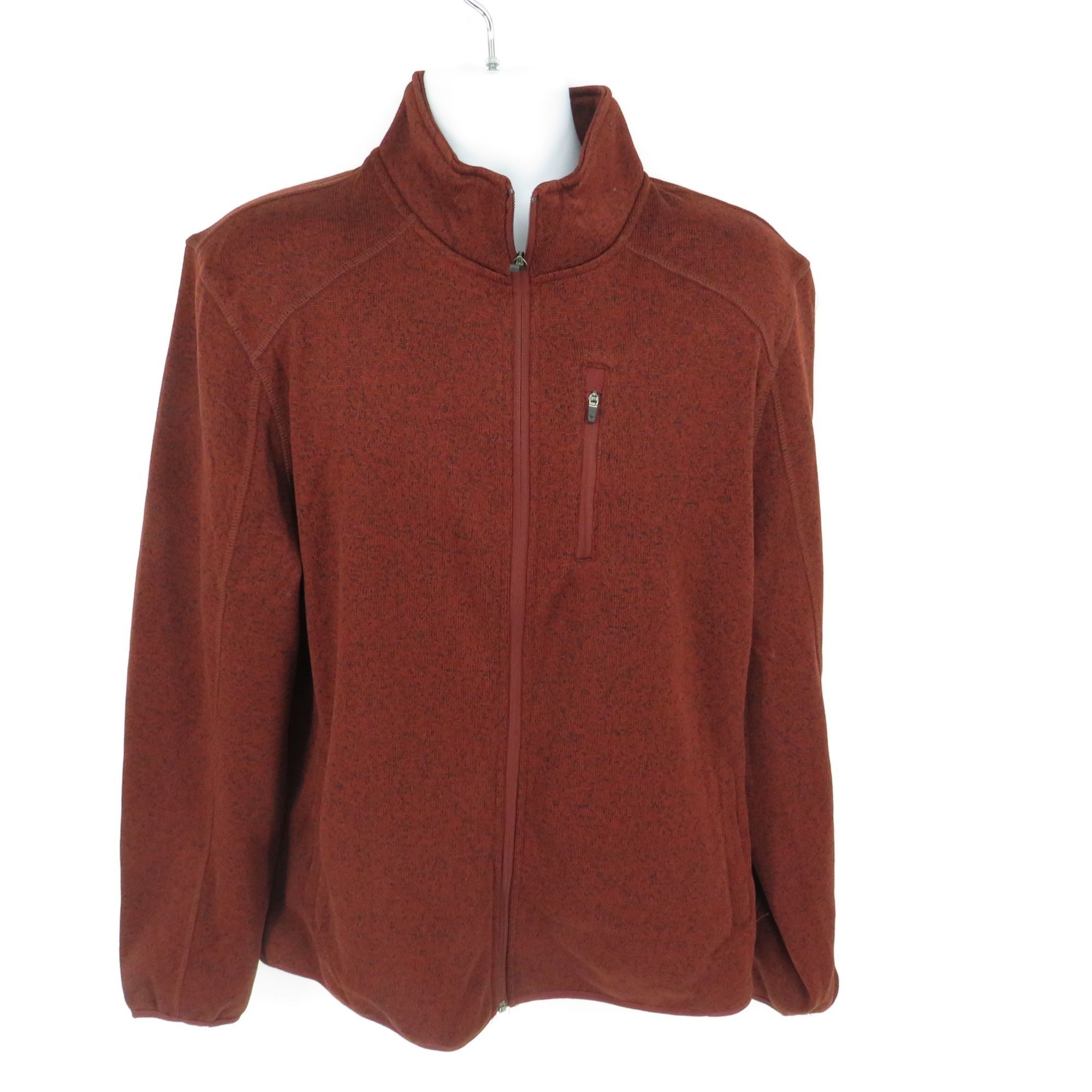 Other Ocean & Coast Men's Brickyard Red Full-Zip Jacket LT NWT $7 Size US L / EU 52-54 / 3 - 1 Thumbnail