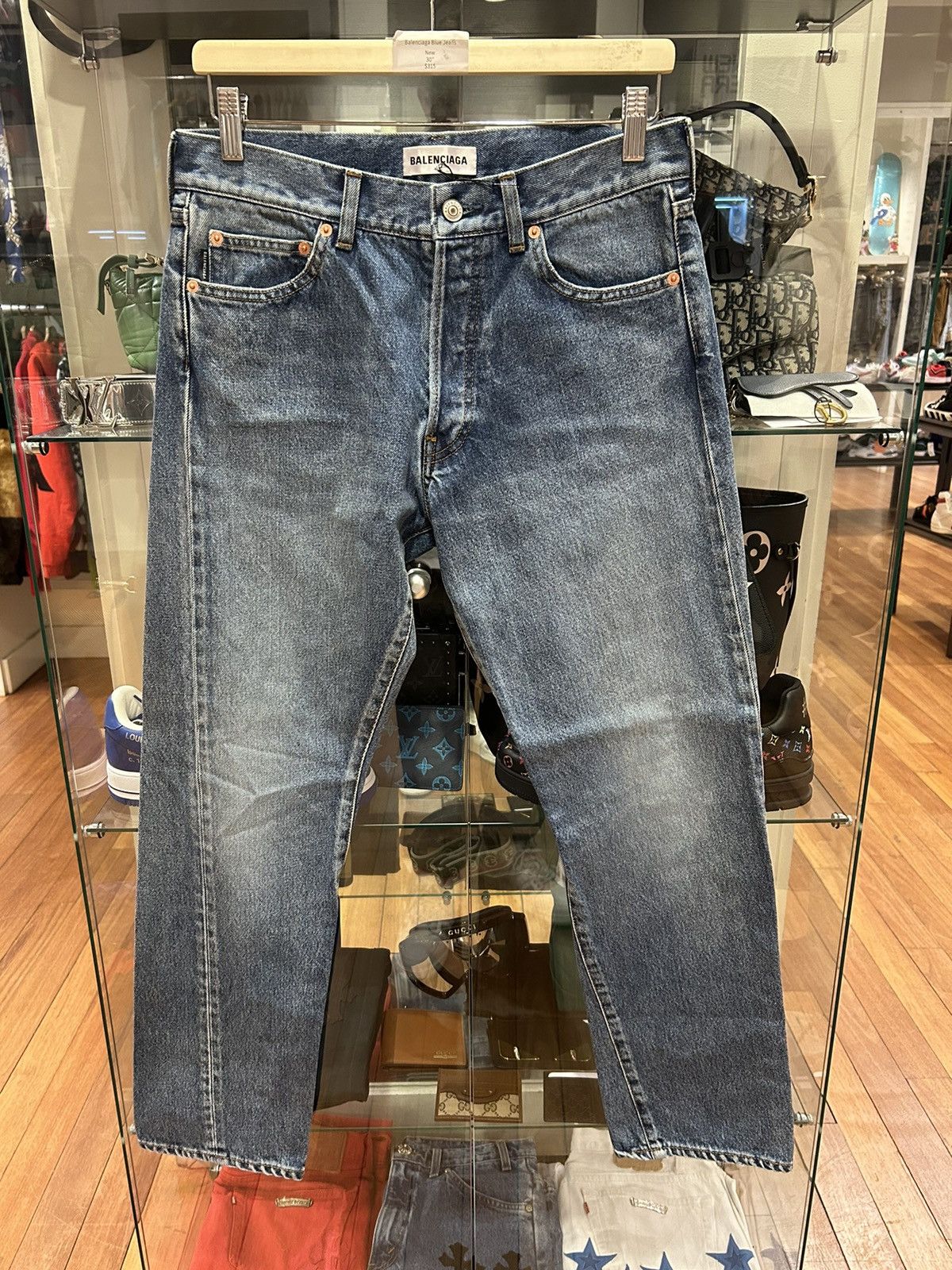 Balenciaga Blue Denim Jeans