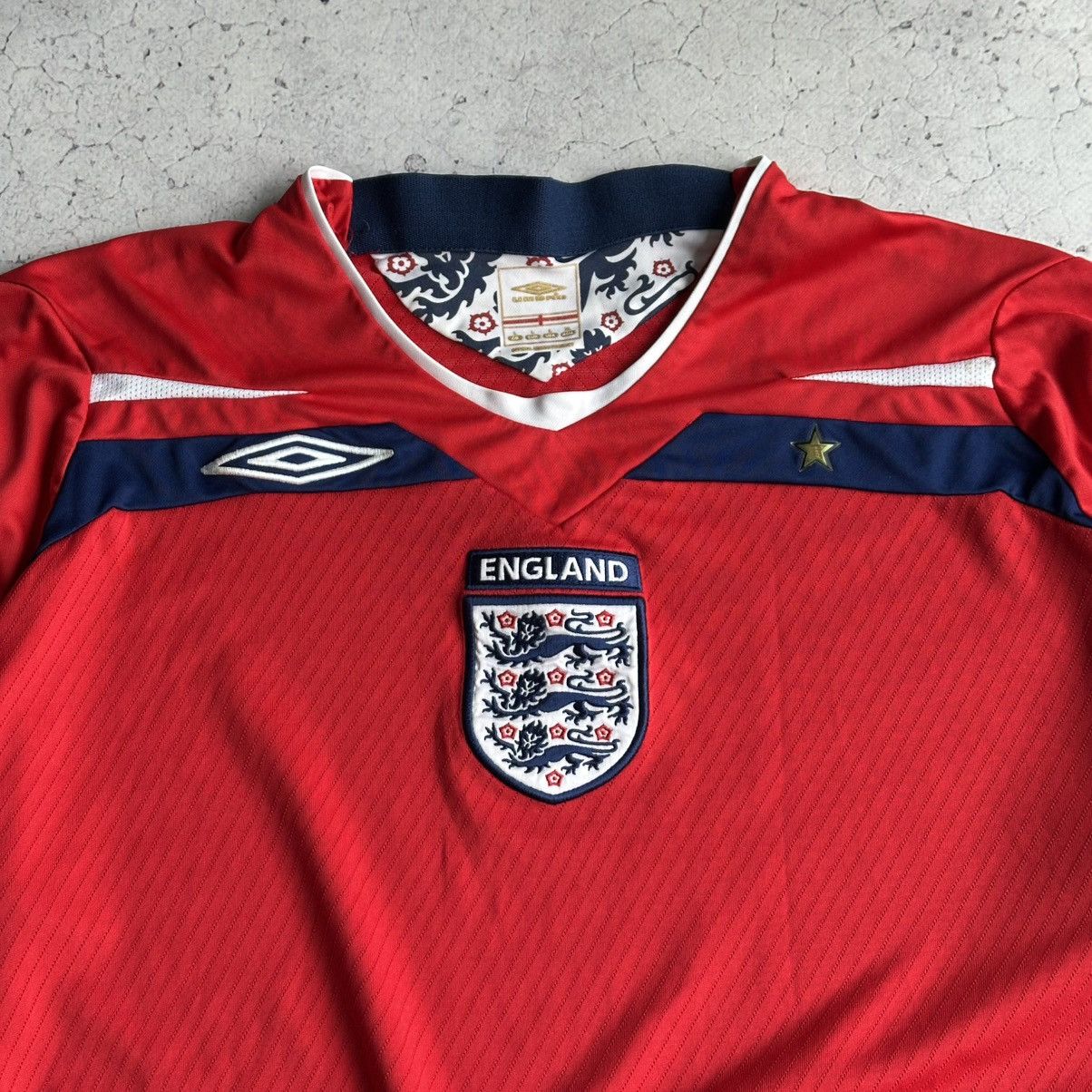 Umbro Umbro England 2008/10 Soccer Jersey Football Shirt Blokecore Size US L / EU 52-54 / 3 - 3 Thumbnail