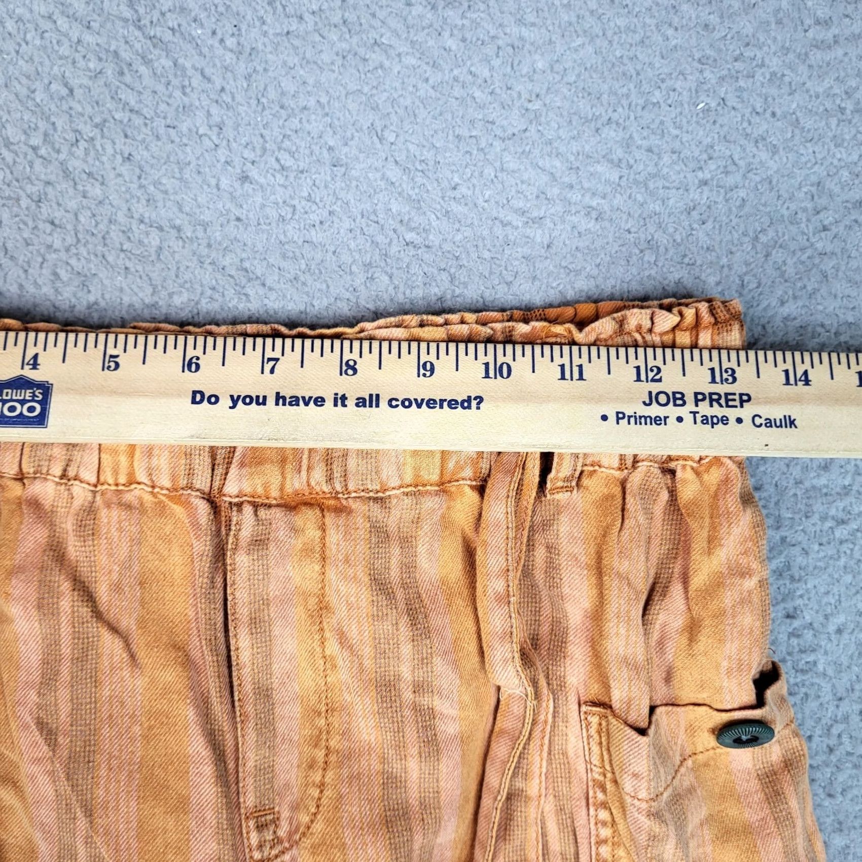 Anthropologie Anthropologie Hei Hei Women's Tahiti orange Stripes Belt Shorts Size XS Size 26" / US 2 / IT 38 - 3 Thumbnail