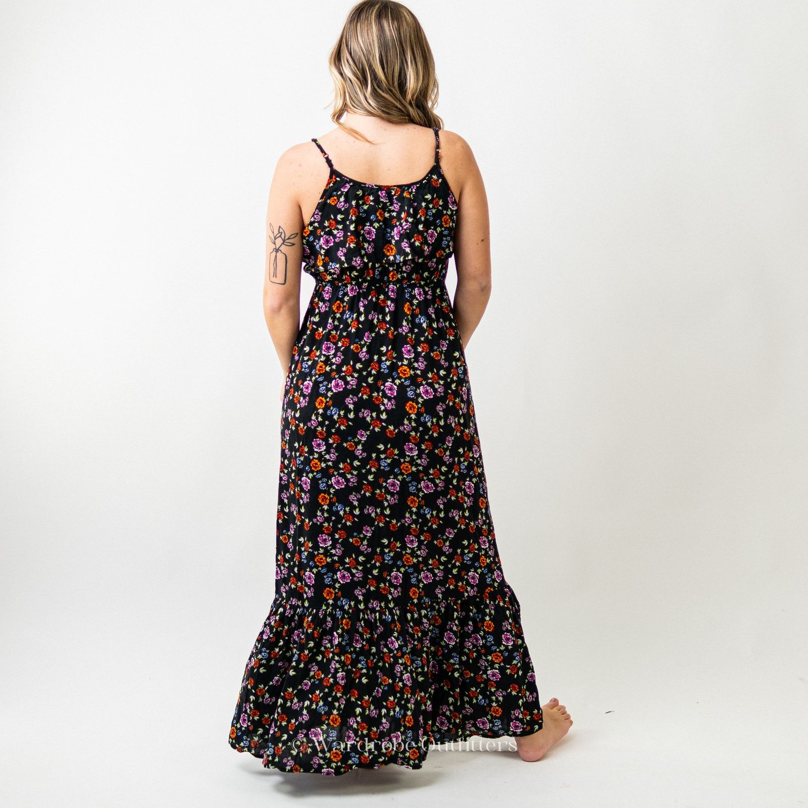 New Look Flowy Floral Maxi Dress Size M / US 6-8 / IT 42-44 - 4 Thumbnail