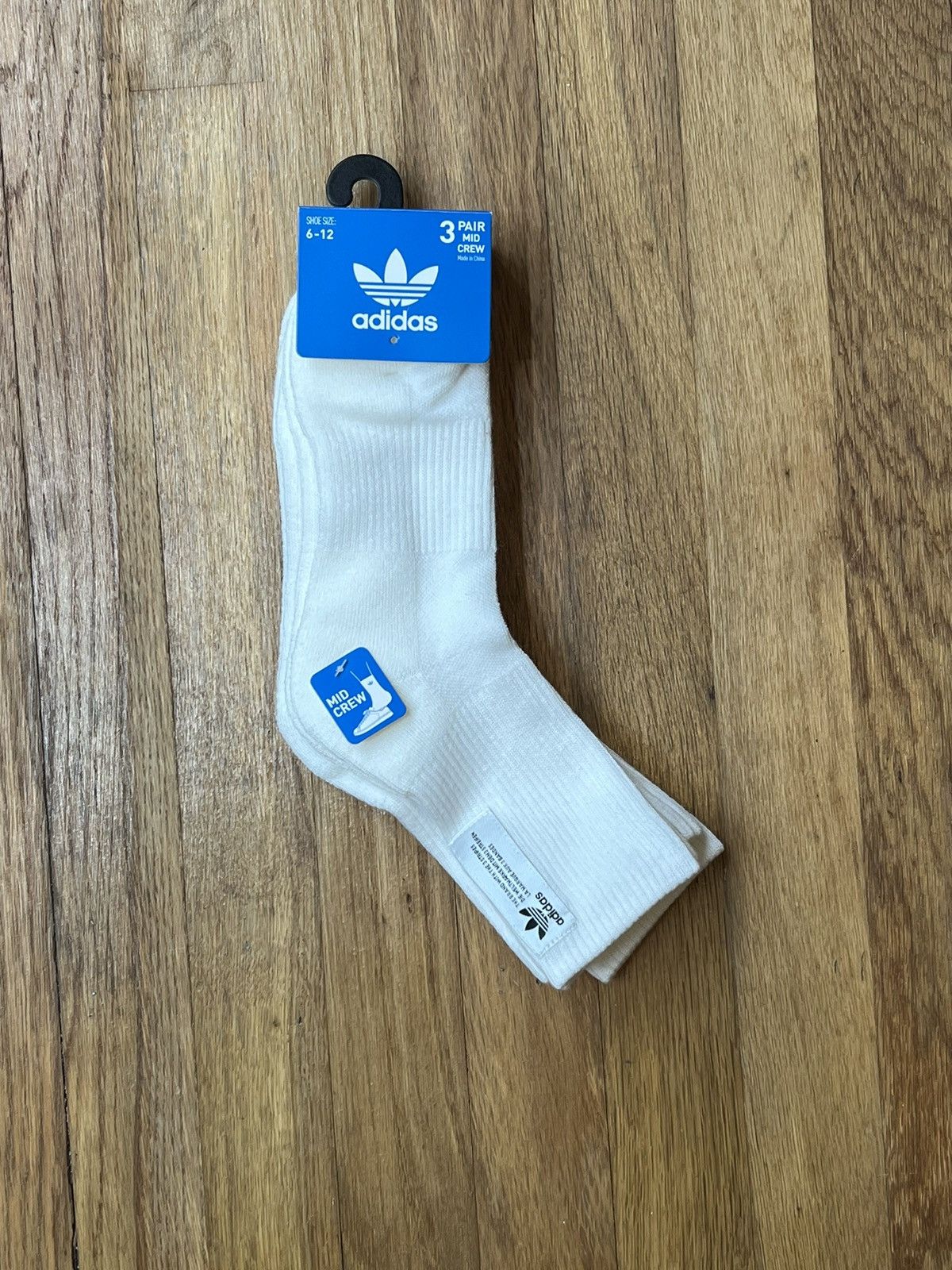 Adidas Adidas Originals Men’s 3.0 Mid-Cut Crew Socks - 3 Pack Size ONE SIZE - 2 Thumbnail