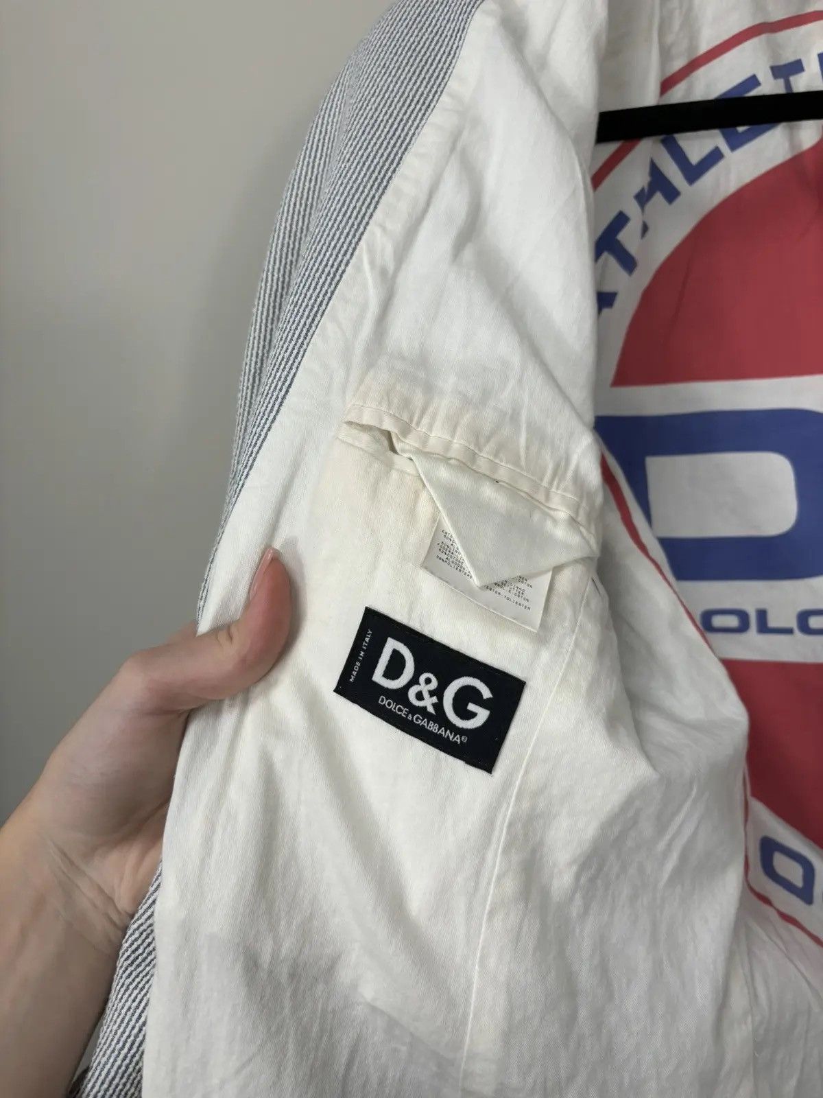 Dolce & Gabbana × Vintage Dolce & Gabbana Sports Men's Rare Luxury Blazer Jacket Coat Size 40R - 10 Thumbnail