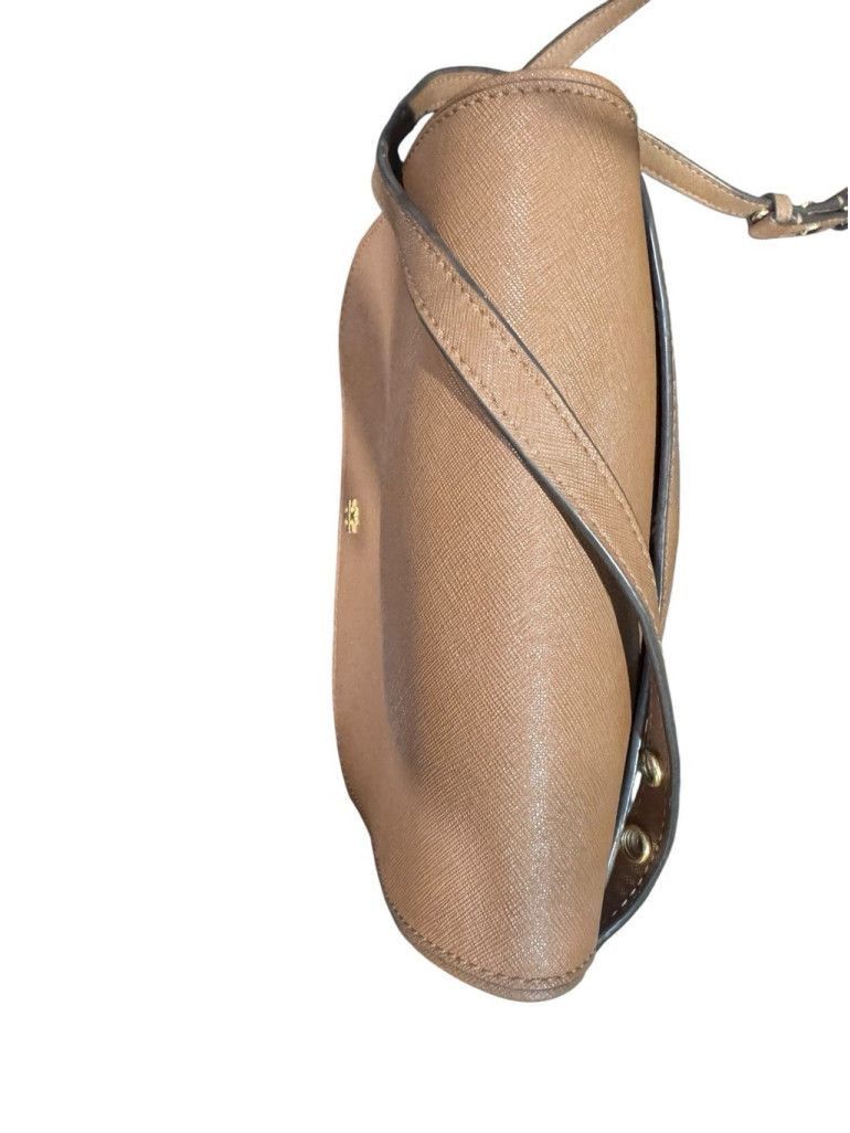 Tory Burch Tory Burch Emerson Saffiano Leather Crossbody Tan Size ONE SIZE - 2 Thumbnail