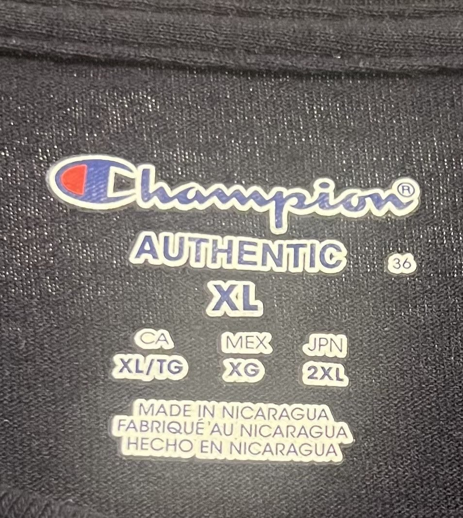 Champion Authentic Champion long sleeve tee navy xl It takes a little Size US XL / EU 56 / 4 - 4 Thumbnail