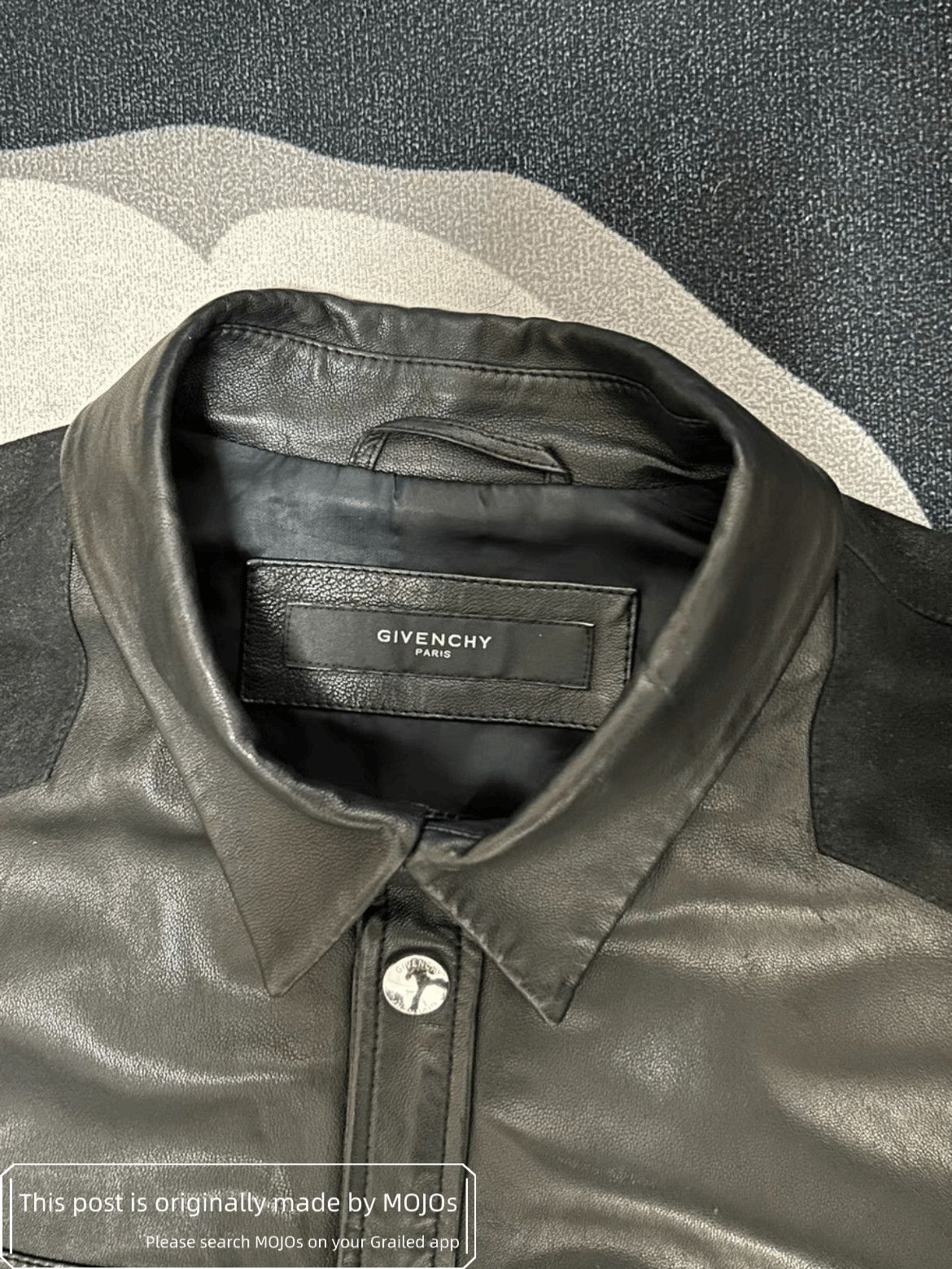 Givenchy Givenchy Runway Leather Shirt Jacket Size US L / EU 52-54 / 3 - 3 Thumbnail