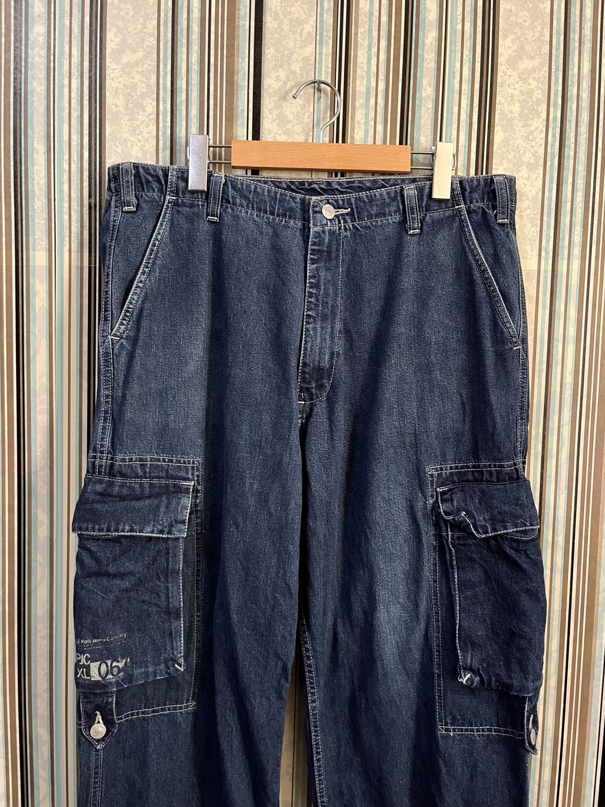 Polo Ralph Lauren 1990s RL jeans cargo baggy techwear #I Size US 34 / EU 50 - 3 Thumbnail
