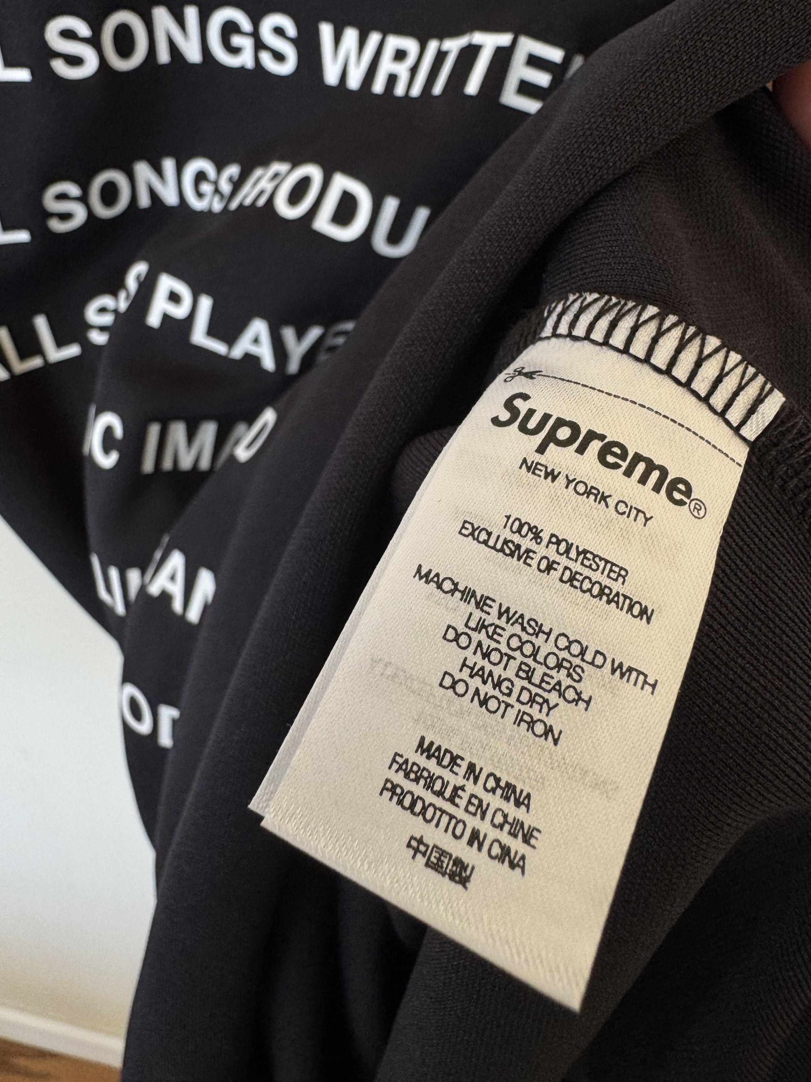 Supreme Supreme PIL Jersey Size US XXL / EU 58 / 5 - 10 Thumbnail
