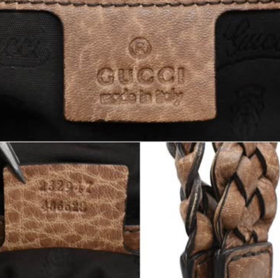 Gucci Gucci Brown Guccissma Bamboo Tote Bag Size ONE SIZE - 9 Thumbnail